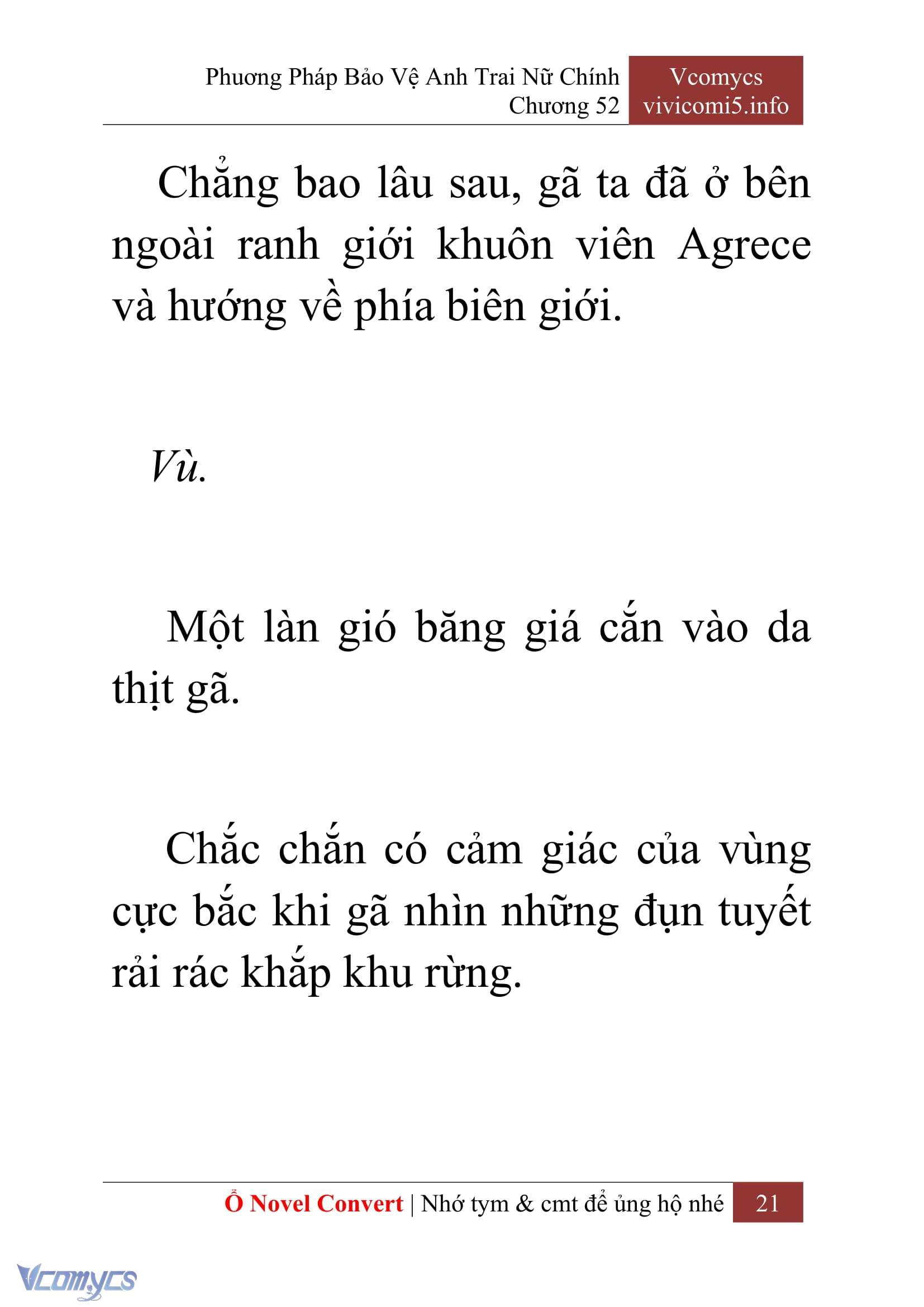 [Novel] Phương Pháp Bảo Vệ Anh Trai Nữ Chính Chap 52 - Trang 2