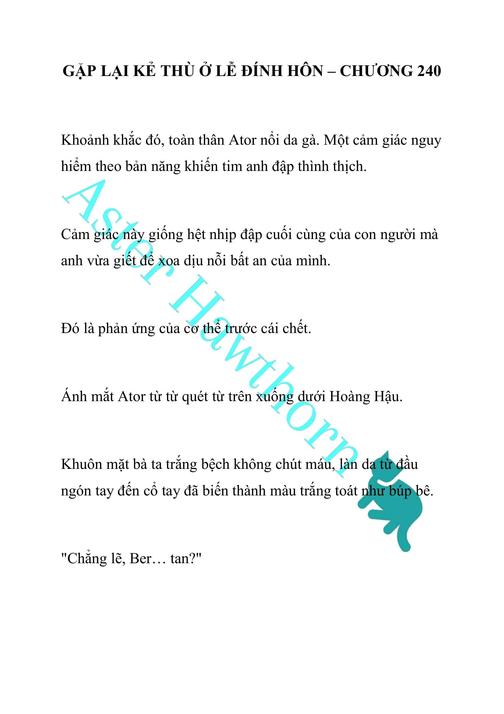 [NOVEL] Gặp Lại Kẻ Thù Ở Lễ Đính Hôn Chap 240 - Trang 2