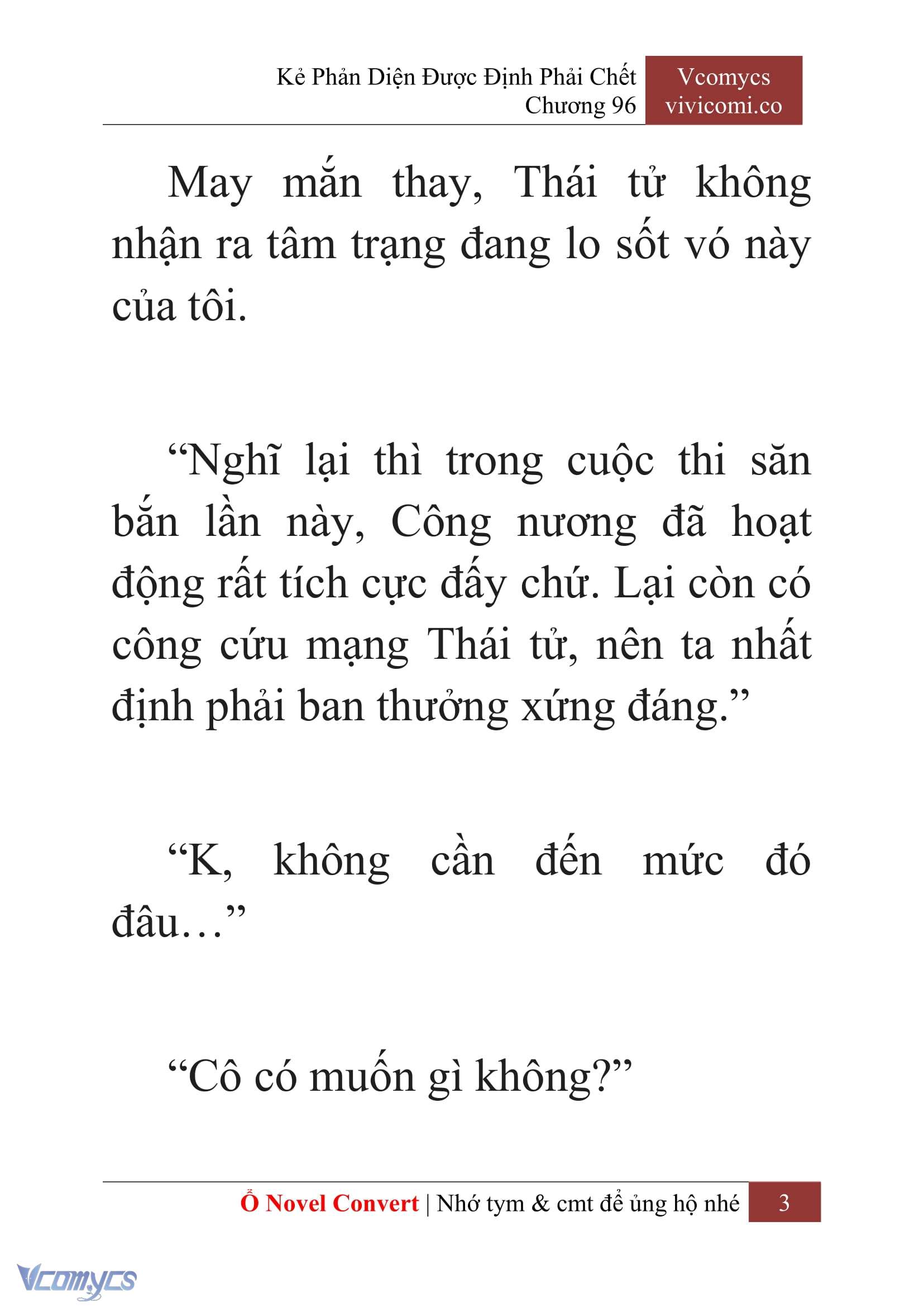 [Novel] Kẻ Phản Diện Được Định Phải Chết Chap 96 - Trang 2
