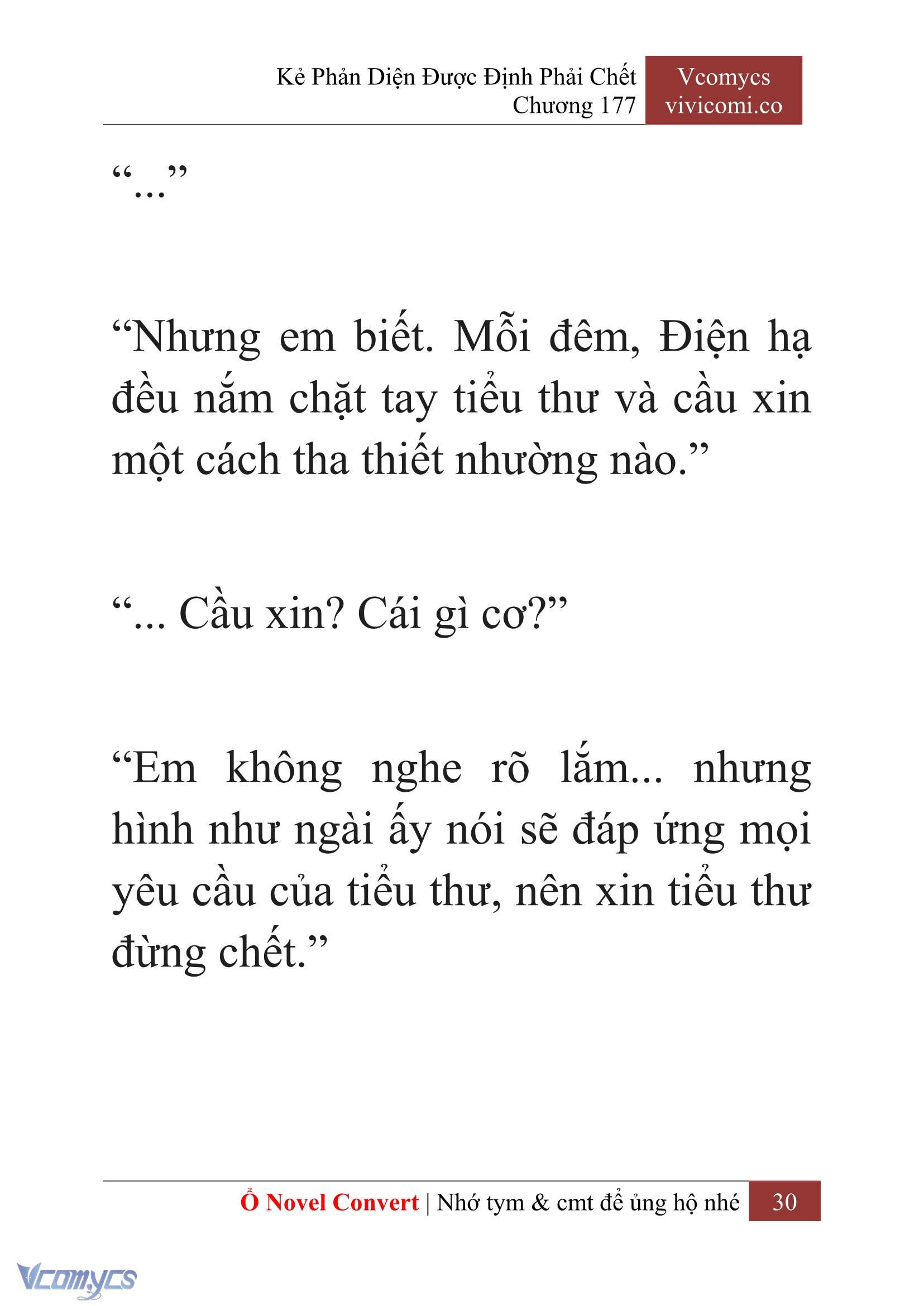 [Novel] Kẻ Phản Diện Được Định Phải Chết Chap 177 - Trang 2