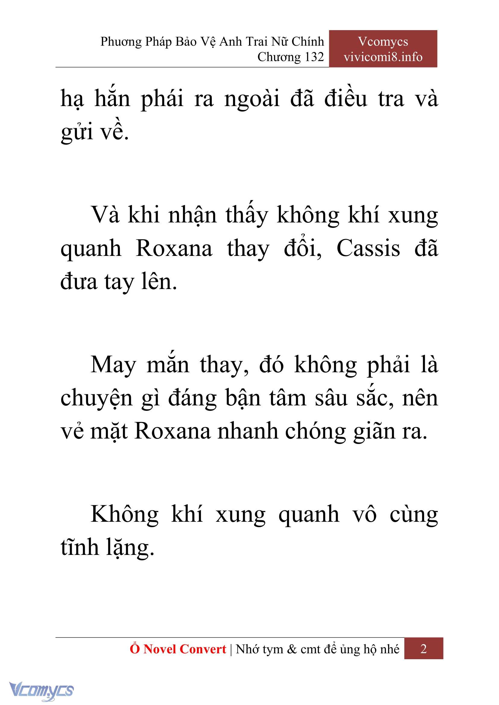 [Novel] Phương Pháp Bảo Vệ Anh Trai Nữ Chính Chap 132 - Trang 2