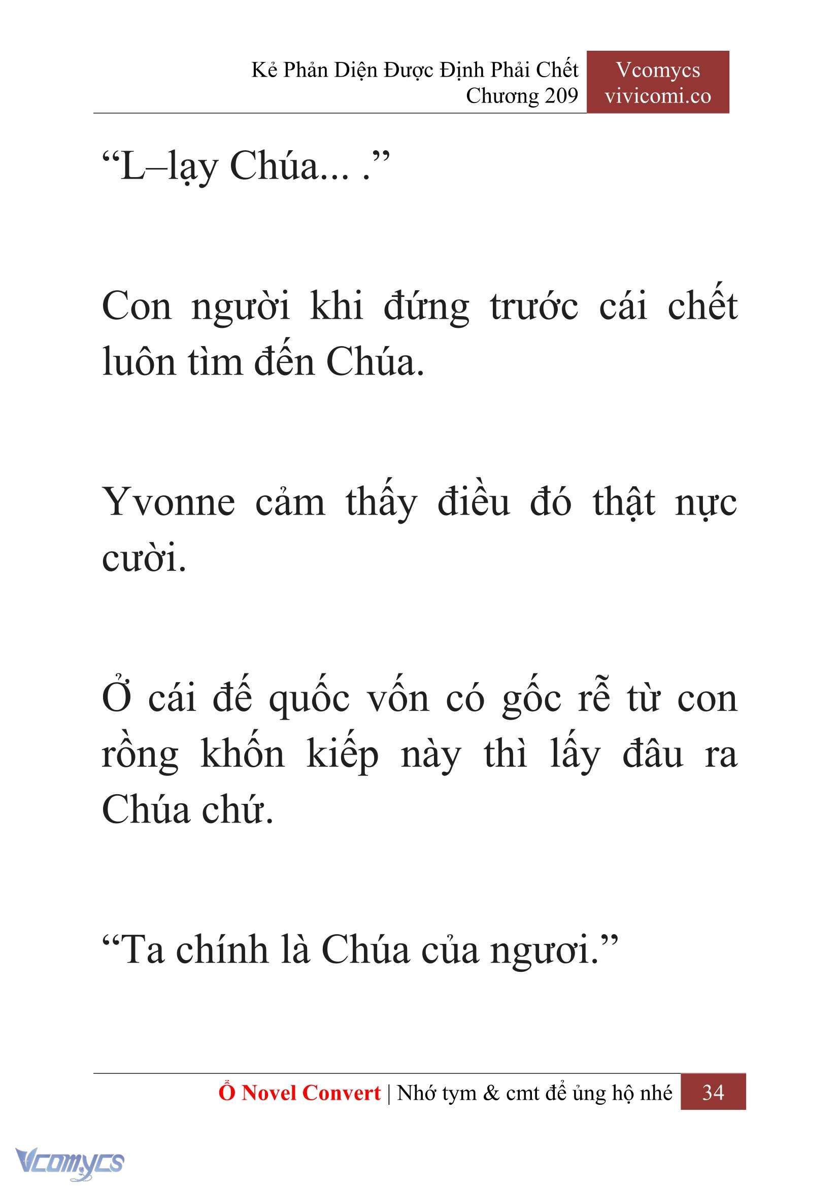 [Novel] Kẻ Phản Diện Được Định Phải Chết Chap 209 - Next Chap 210