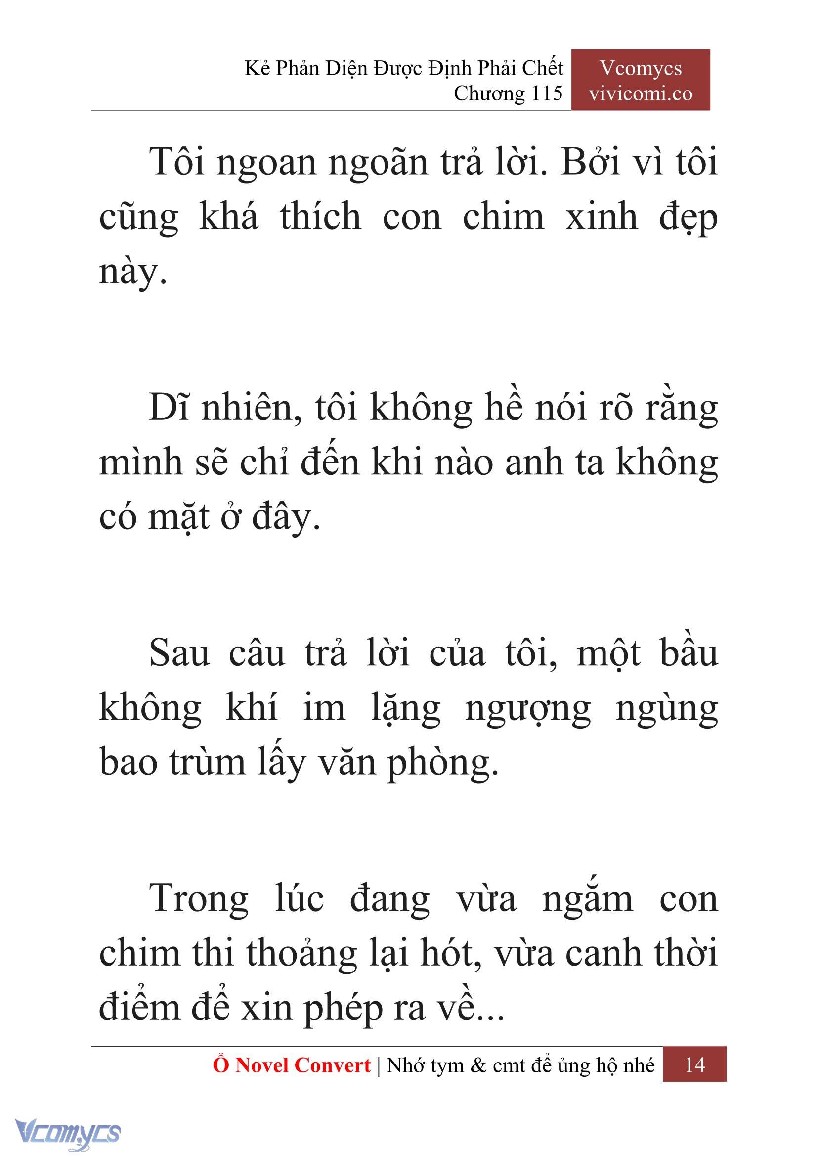 [Novel] Kẻ Phản Diện Được Định Phải Chết Chap 115 - Trang 2