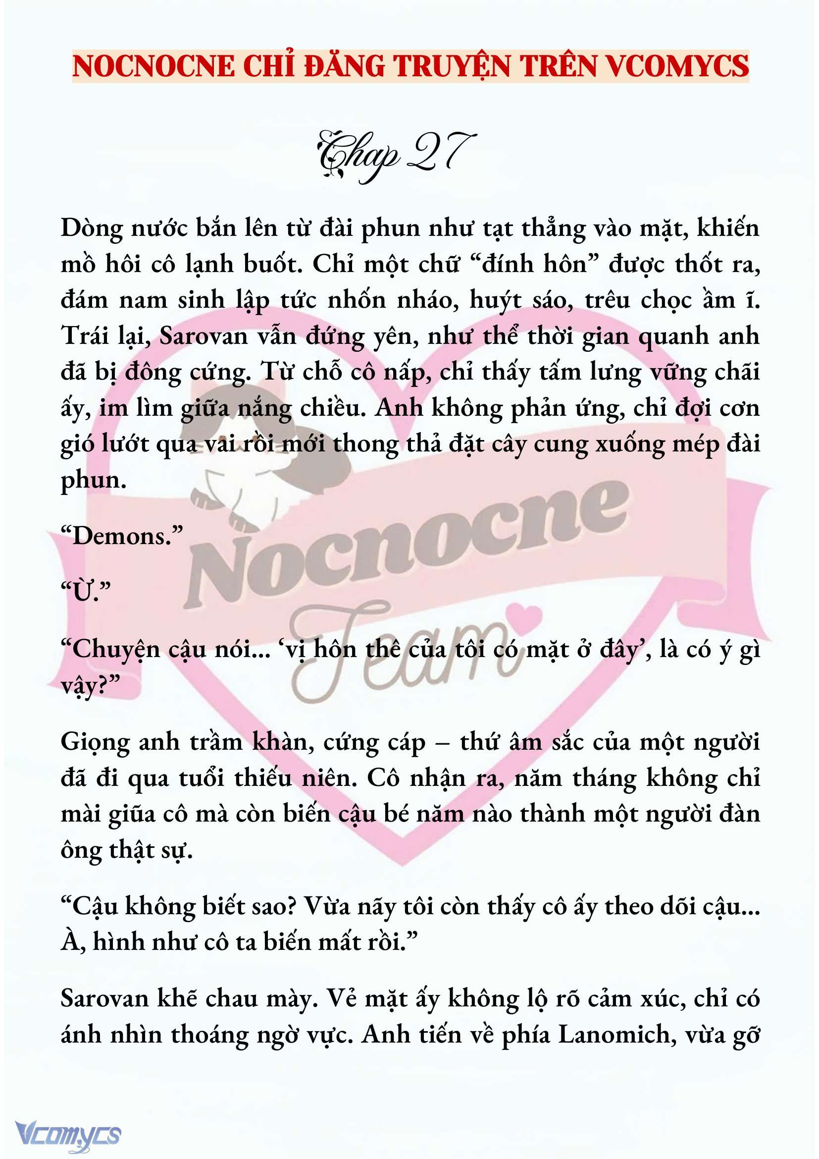 [NOVEL] CÁ RỪNG KHÔN NGOAN Chap 27 - Next Chap 28