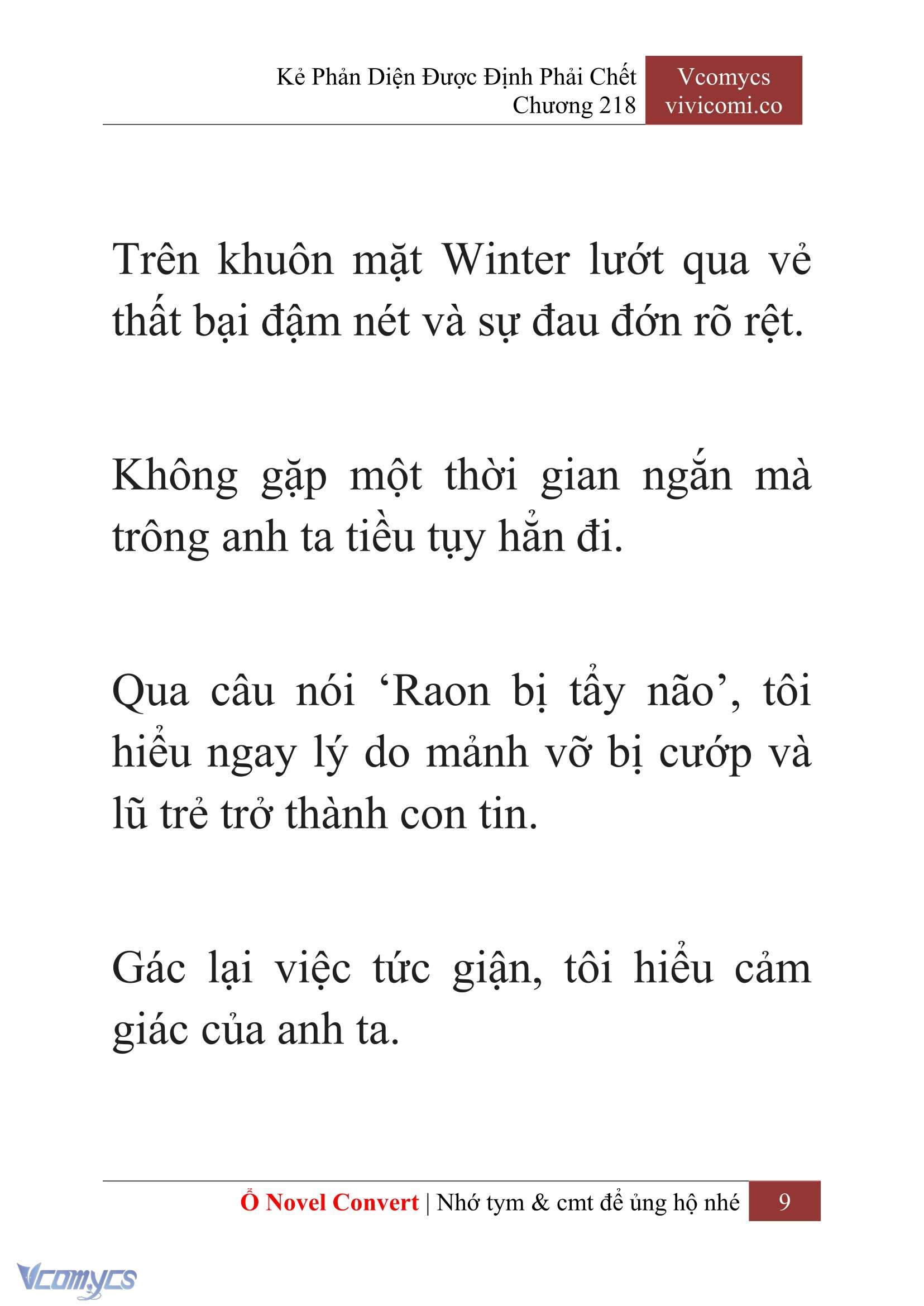 [Novel] Kẻ Phản Diện Được Định Phải Chết Chap 218 - Next Chap 219