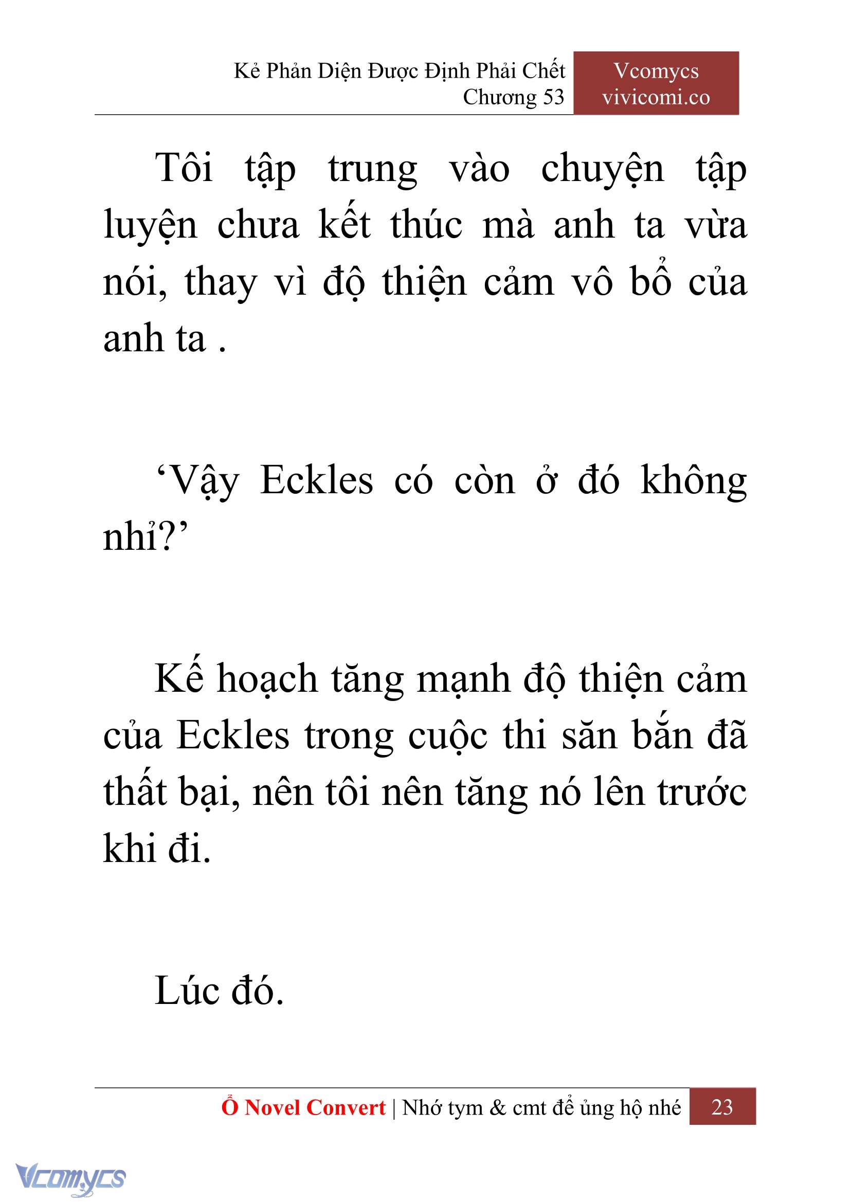 [Novel] Kẻ Phản Diện Được Định Phải Chết Chap 53 - Next Chap 54