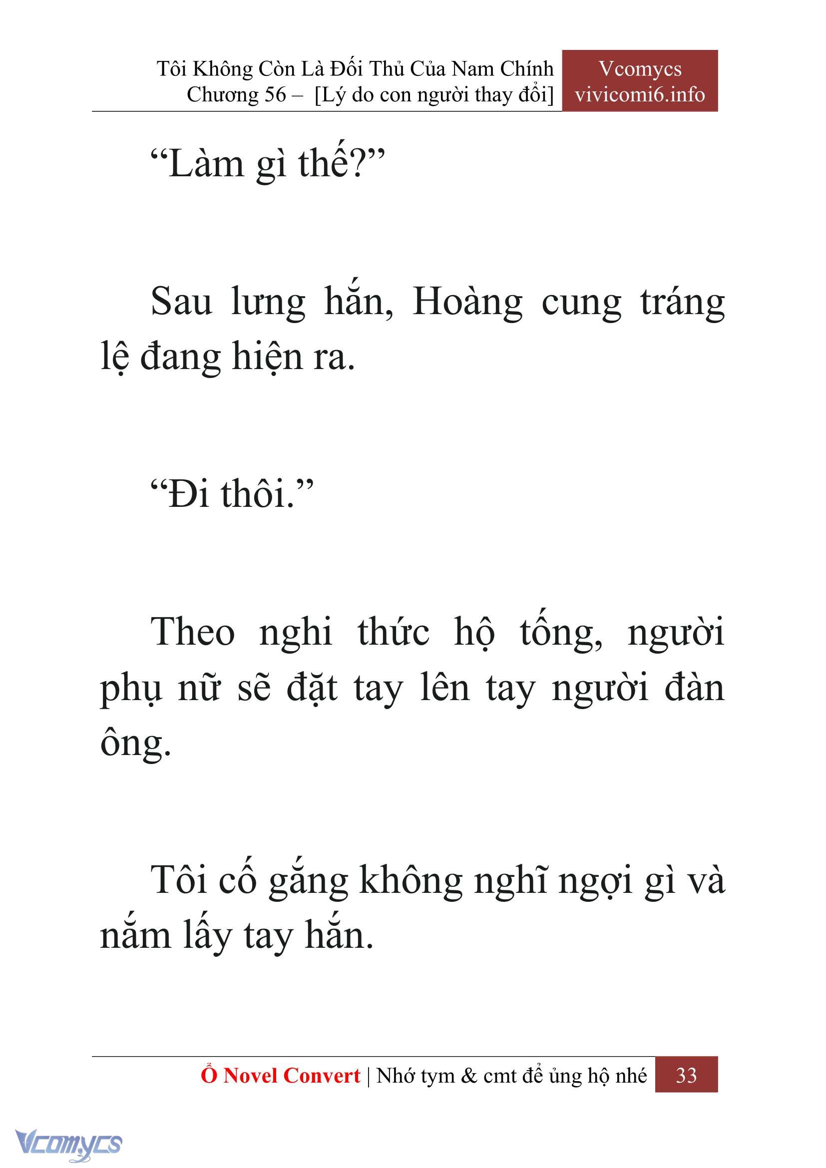 [Novel] Tôi Không Còn Là Đối Thủ Của Nam Chính Chap 56 - Trang 2