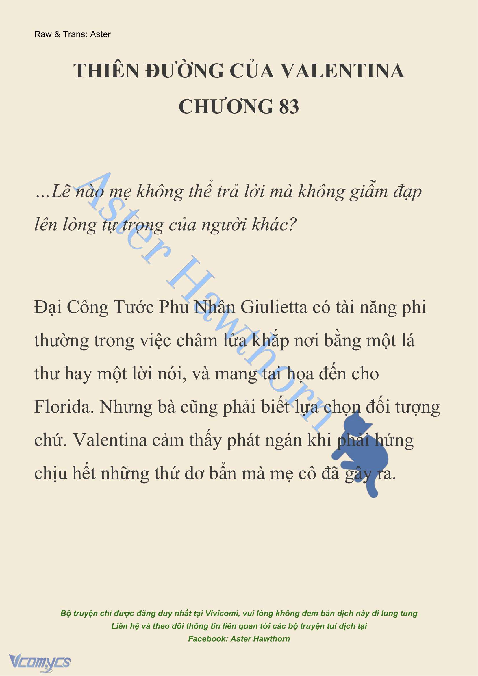[NOVEL] Thiên Đường Của Valentina Chap 83 - Trang 2
