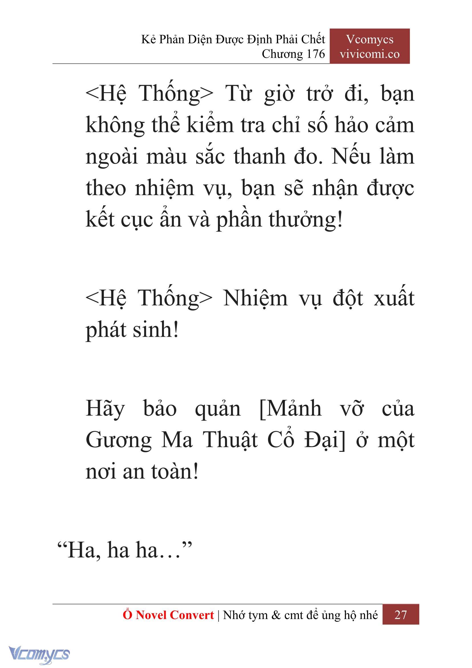 [Novel] Kẻ Phản Diện Được Định Phải Chết Chap 176 - Trang 2