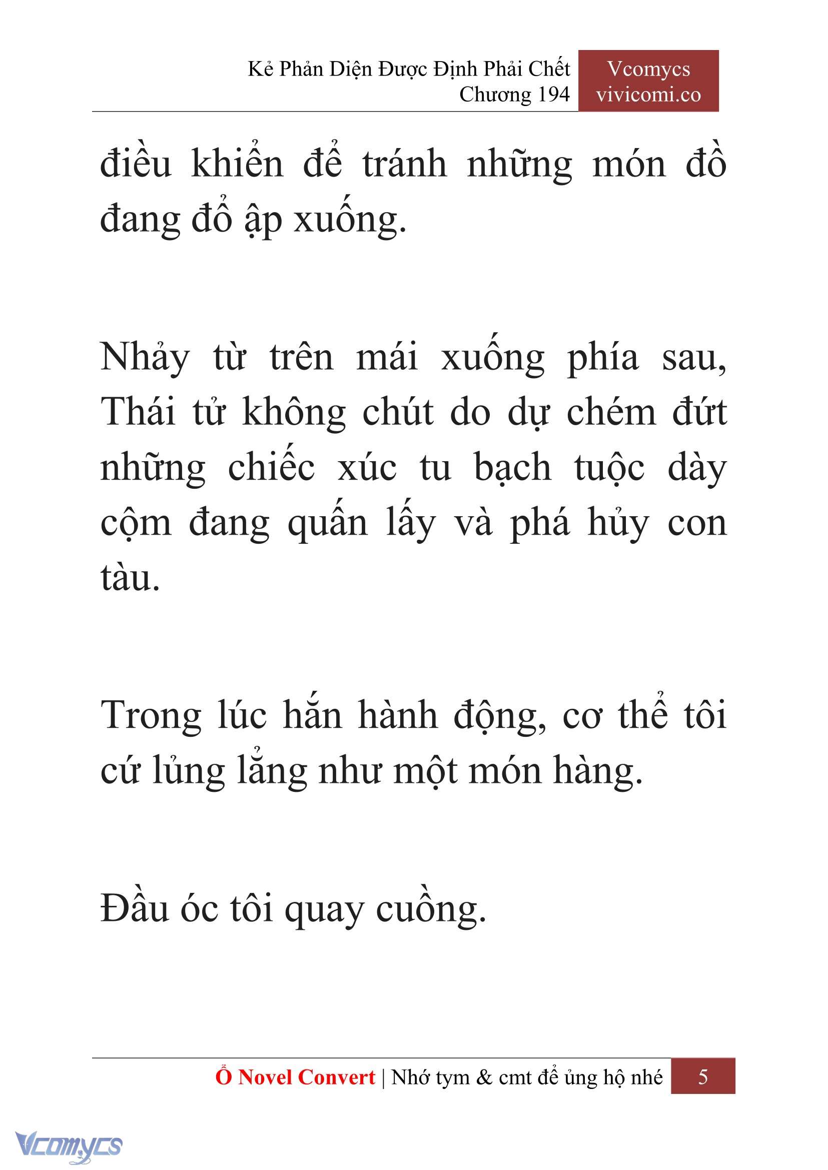 [Novel] Kẻ Phản Diện Được Định Phải Chết Chap 194 - Trang 2