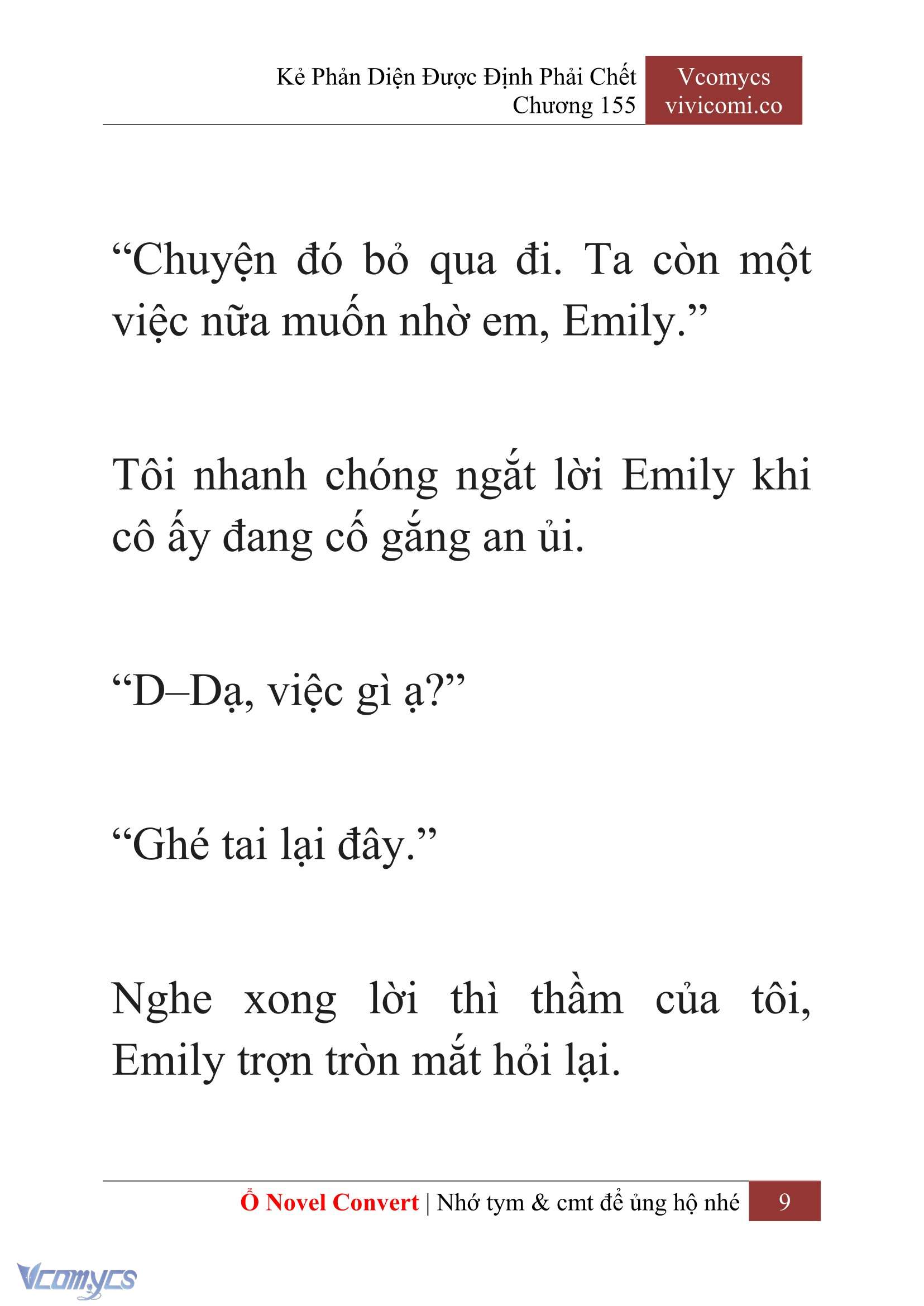 [Novel] Kẻ Phản Diện Được Định Phải Chết Chap 155 - Trang 2