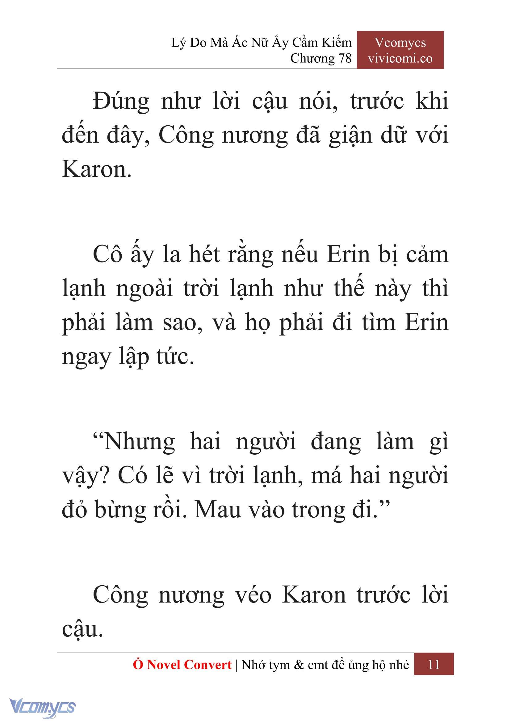 [Novel] Lý Do Mà Ác Nữ Ấy Cầm Kiếm Chap 78 - Next Chap 79