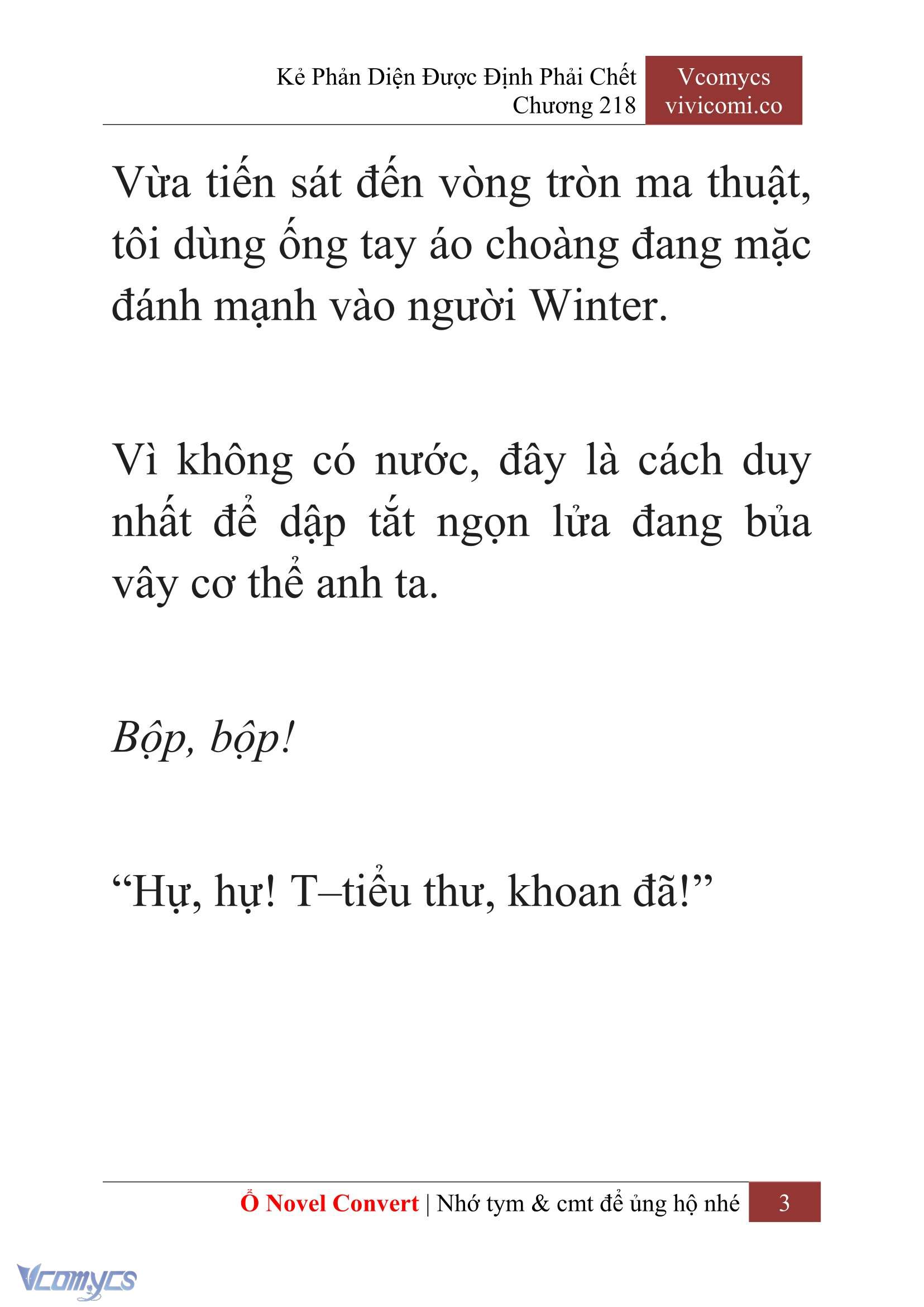 [Novel] Kẻ Phản Diện Được Định Phải Chết Chap 218 - Next Chap 219