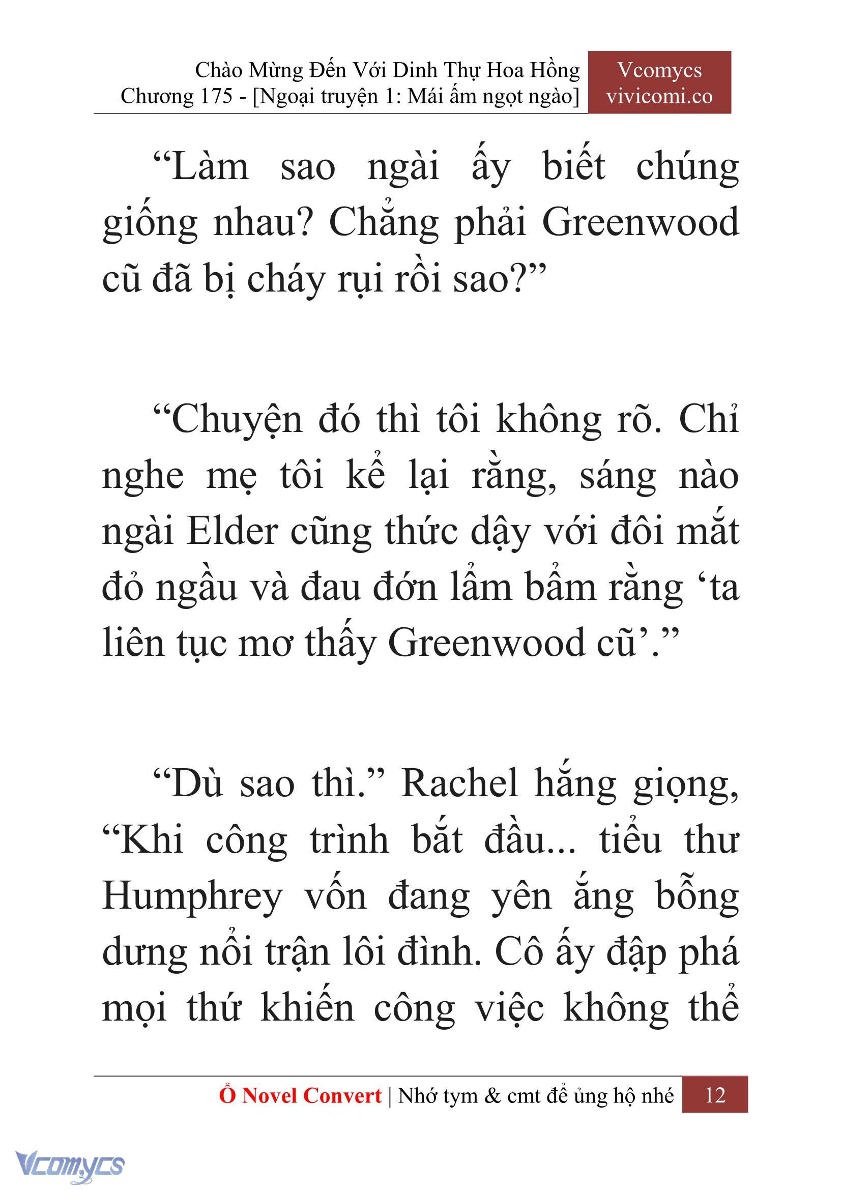 [Novel] Chào Mừng Đến Với Dinh Thự Hoa Hồng Chap 175 - Trang 2