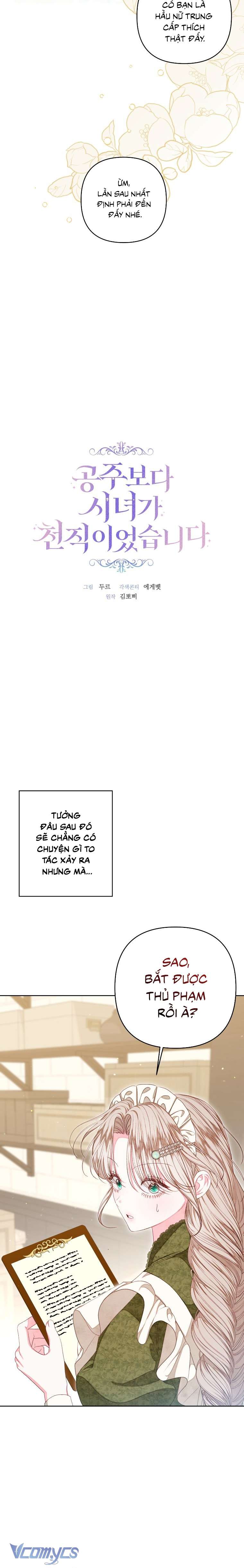 Trở Thành Hầu Nữ Còn Quan Trọng Hơn Là Làm Công Chúa Chap 41 - Trang 2