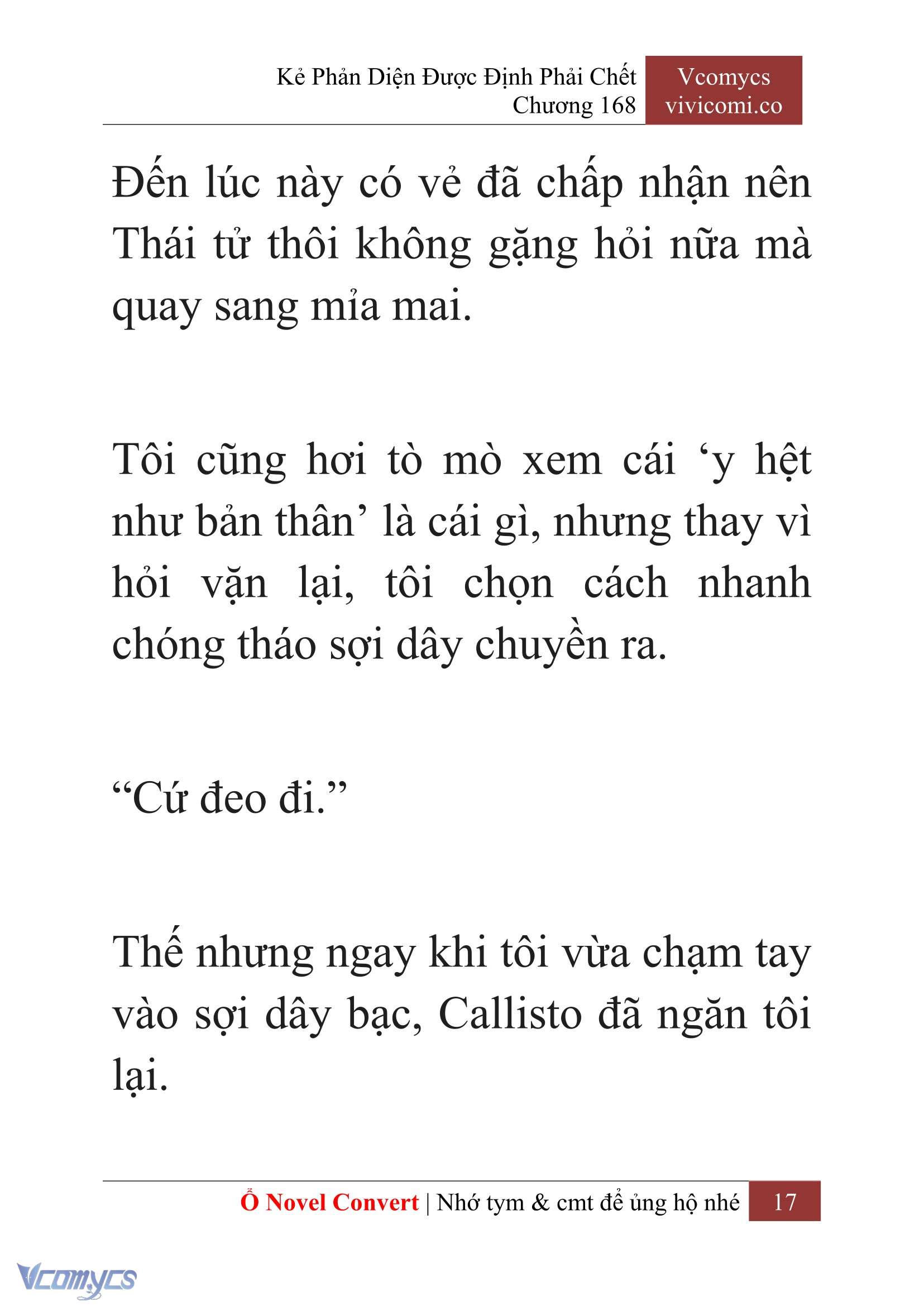 [Novel] Kẻ Phản Diện Được Định Phải Chết Chap 168 - Trang 2