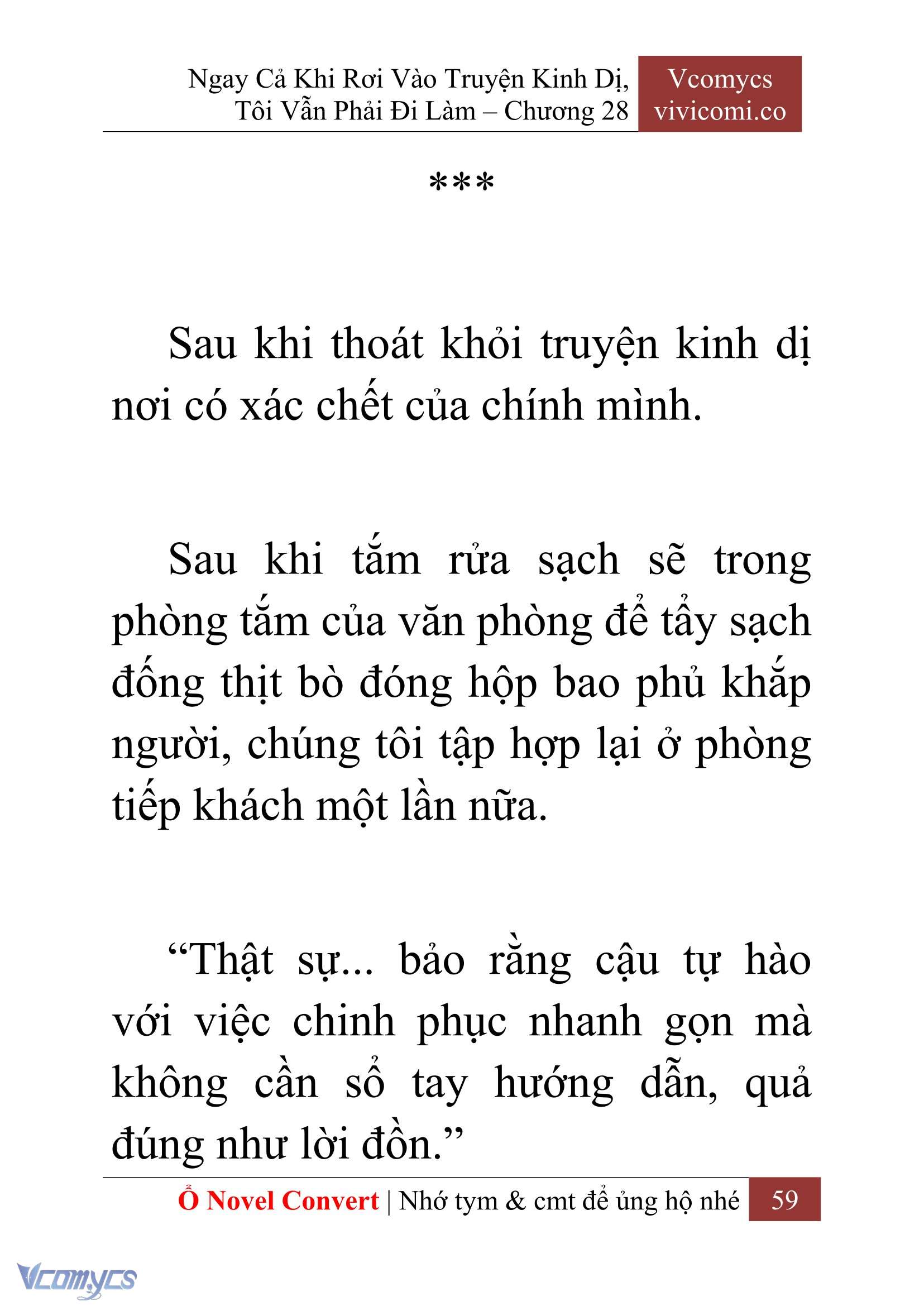 [Novel] Ngay Cả Khi Rơi Vào Truyện Kinh Dị, Tôi Vẫn Phải Đi Làm Chap 28 - Trang 2