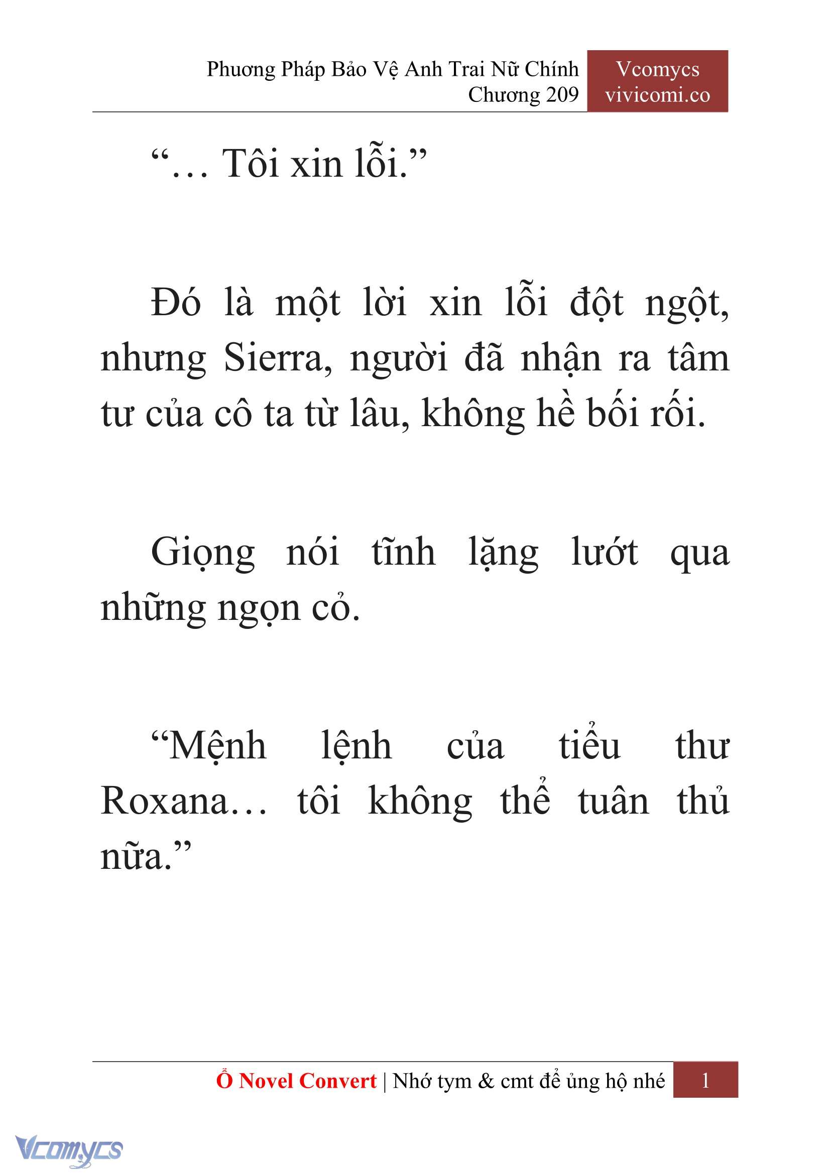 [Novel] Phương Pháp Bảo Vệ Anh Trai Nữ Chính Chap 209 - Trang 2