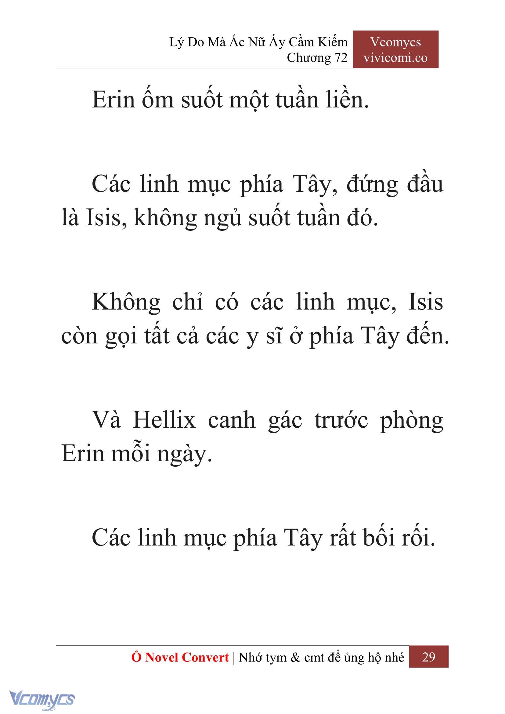 [Novel] Lý Do Mà Ác Nữ Ấy Cầm Kiếm Chap 72 - Next Chap 73