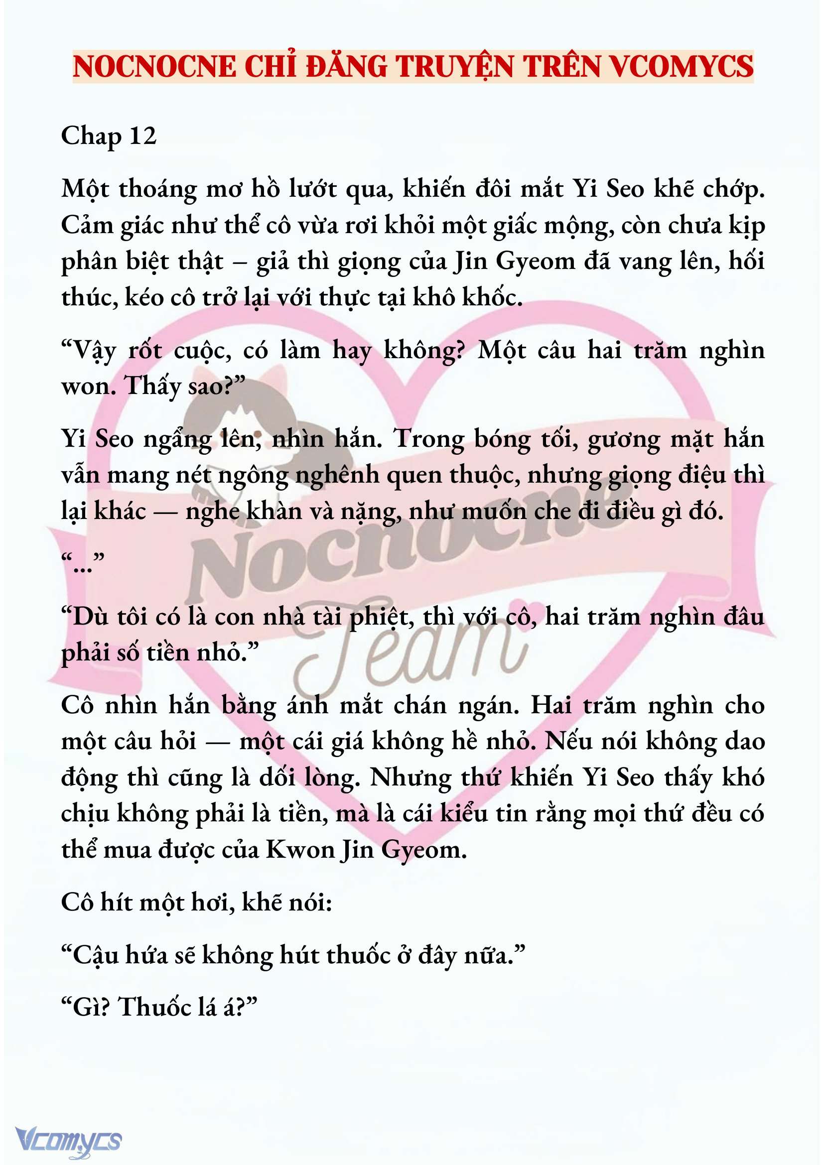 [NOVEL] NGỌN ĐÈN BIỆT VIỆN KHÔNG BAO GIỜ TẮT Chap 12 - Trang 2