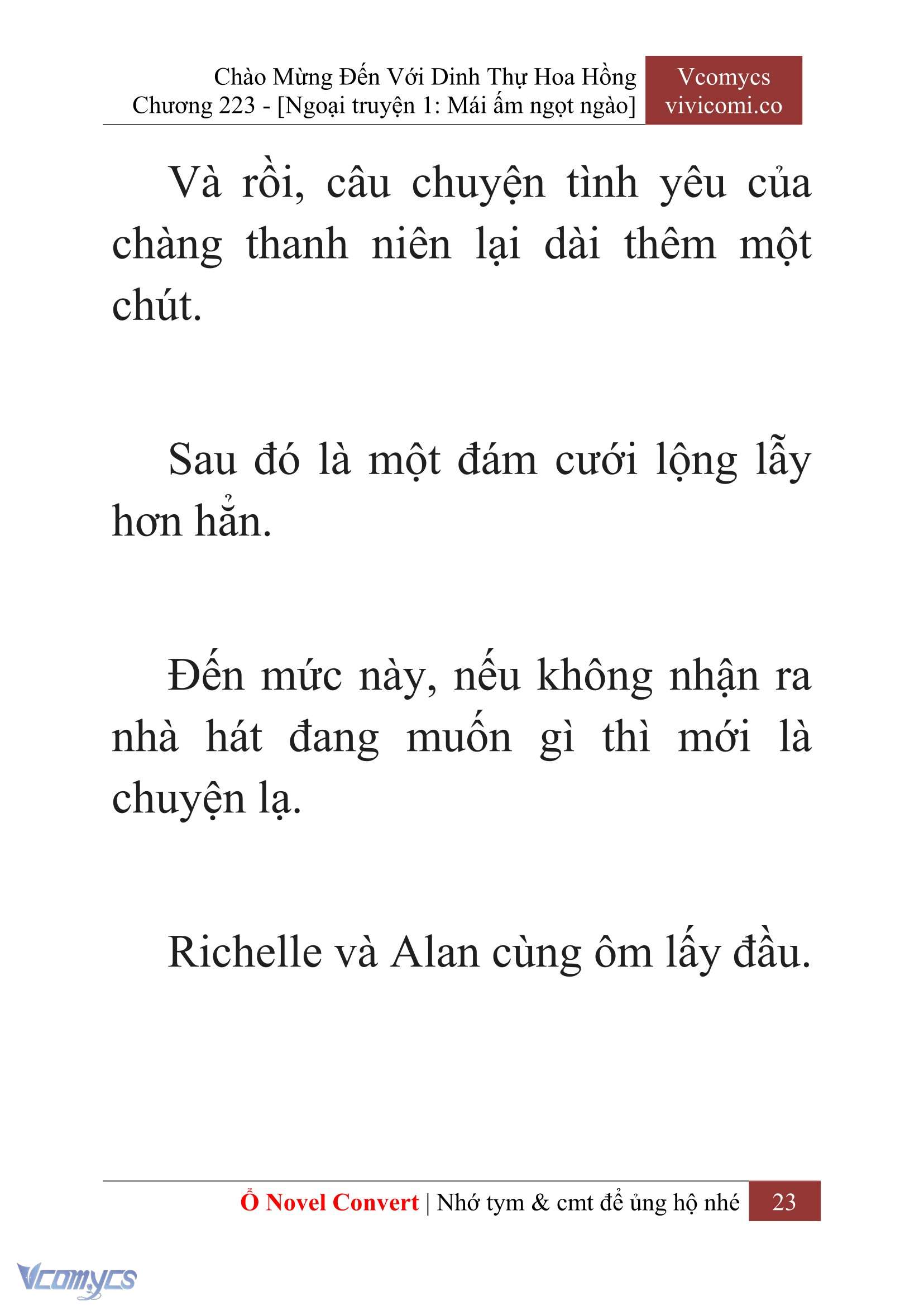 [Novel] Chào Mừng Đến Với Dinh Thự Hoa Hồng Chap 223 - Trang 2