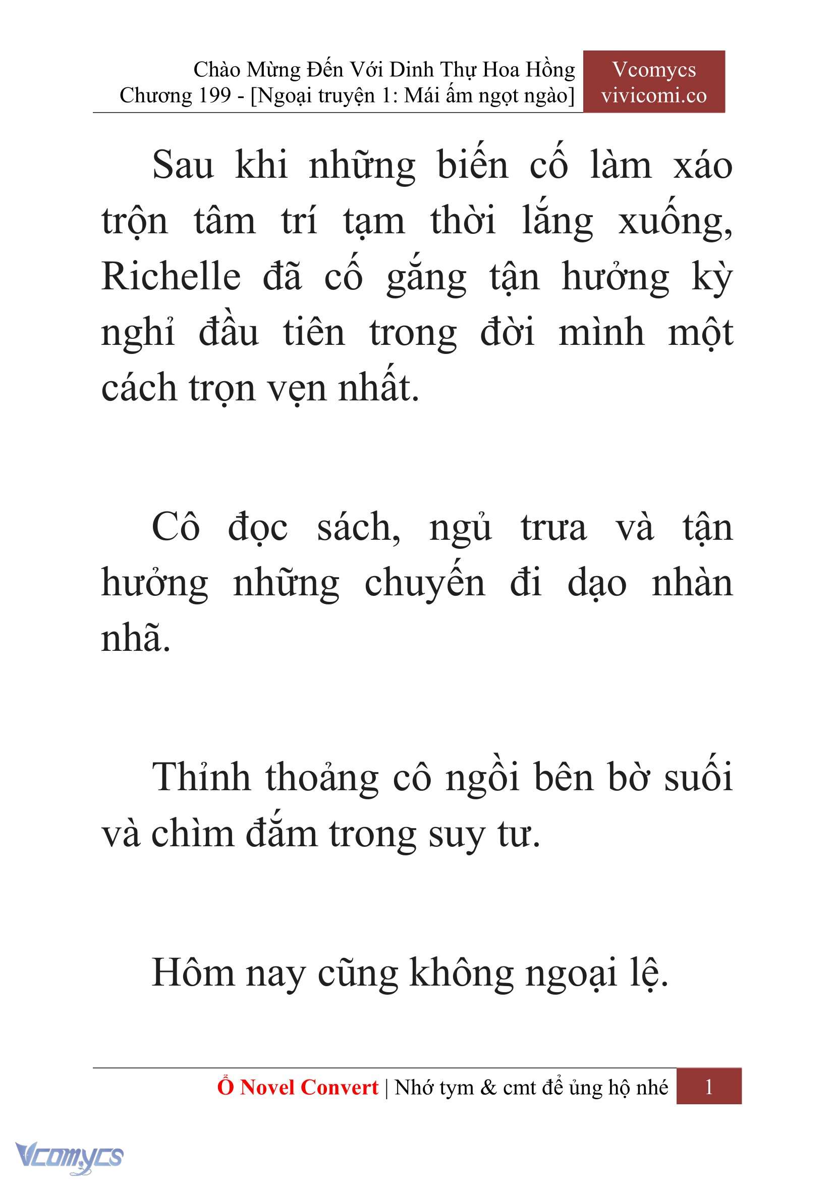 [Novel] Chào Mừng Đến Với Dinh Thự Hoa Hồng Chap 199 - Trang 2