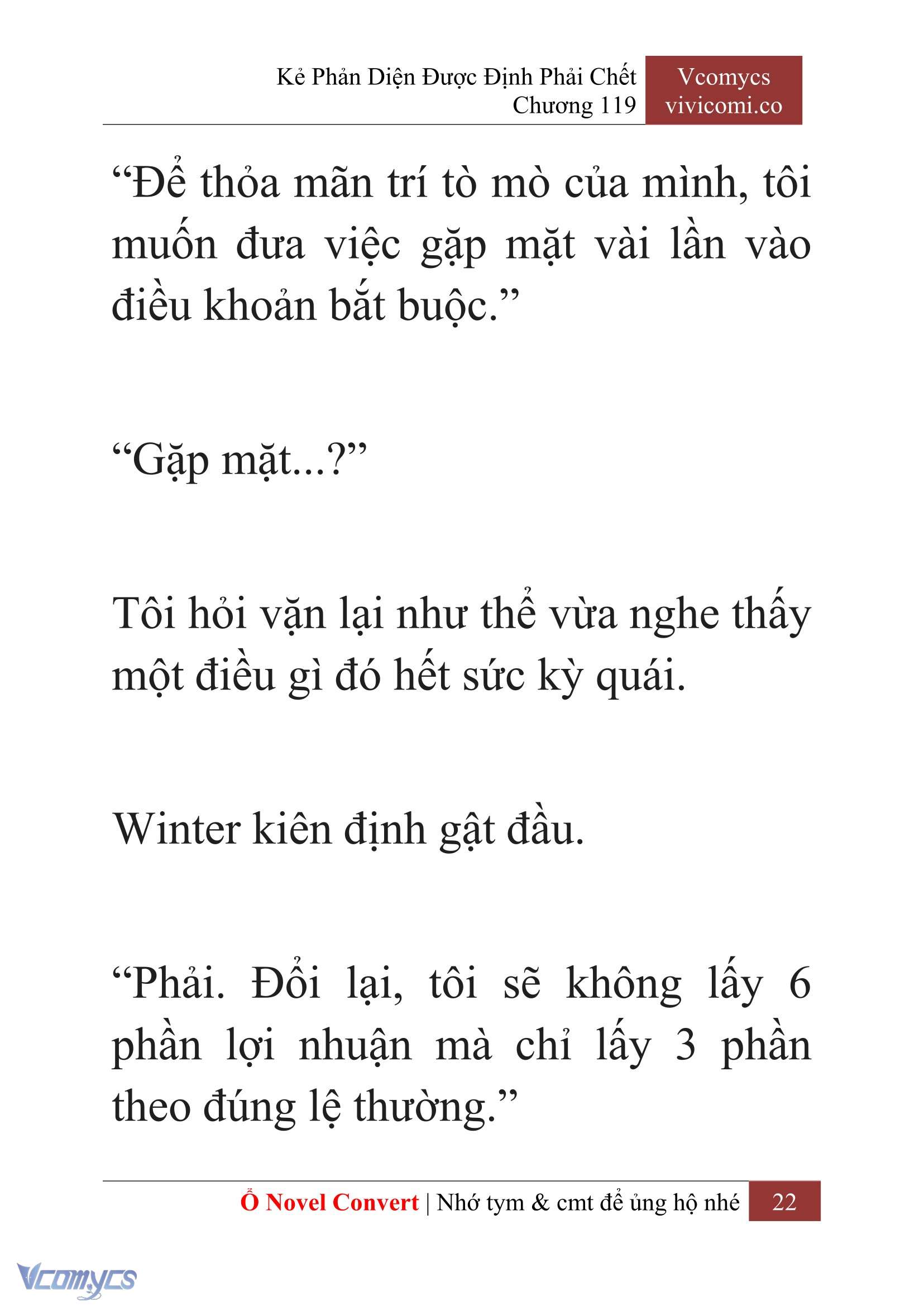 [Novel] Kẻ Phản Diện Được Định Phải Chết Chap 119 - Next Chap 120