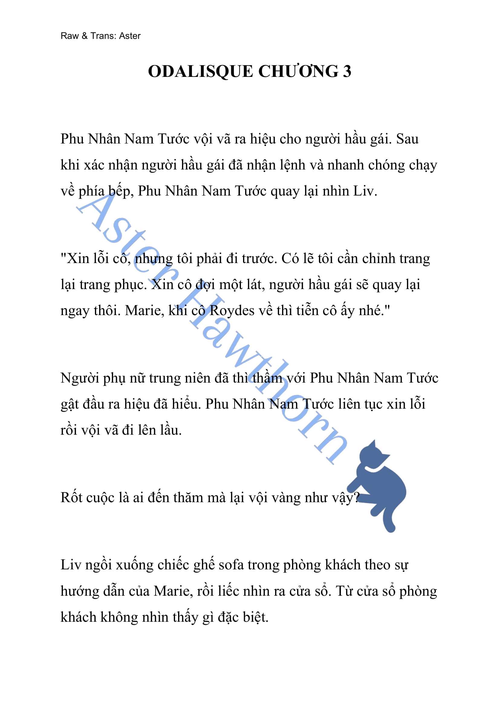 [NOVEL] Odalisque Chap 3 - Trang 2