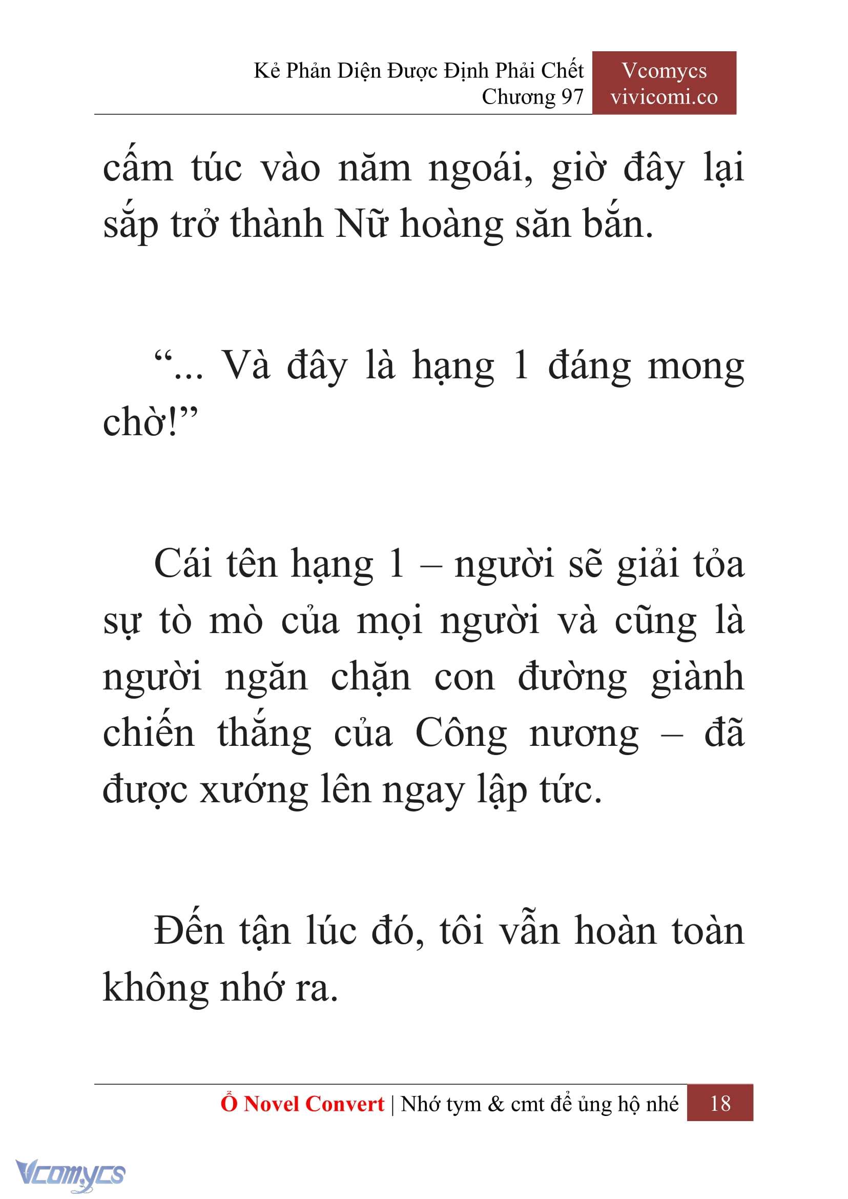 [Novel] Kẻ Phản Diện Được Định Phải Chết Chap 97 - Next Chap 98
