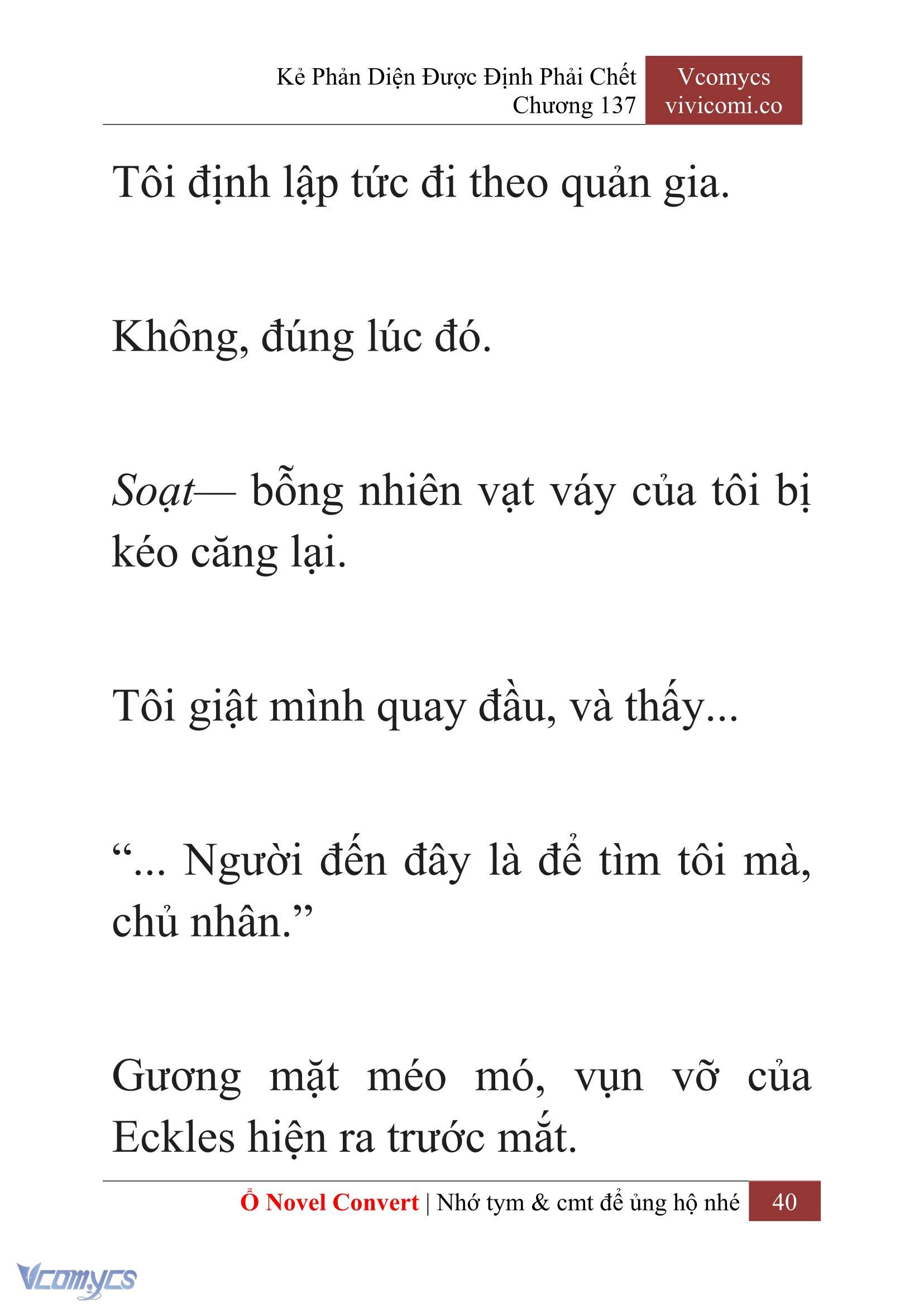[Novel] Kẻ Phản Diện Được Định Phải Chết Chap 137 - Trang 2
