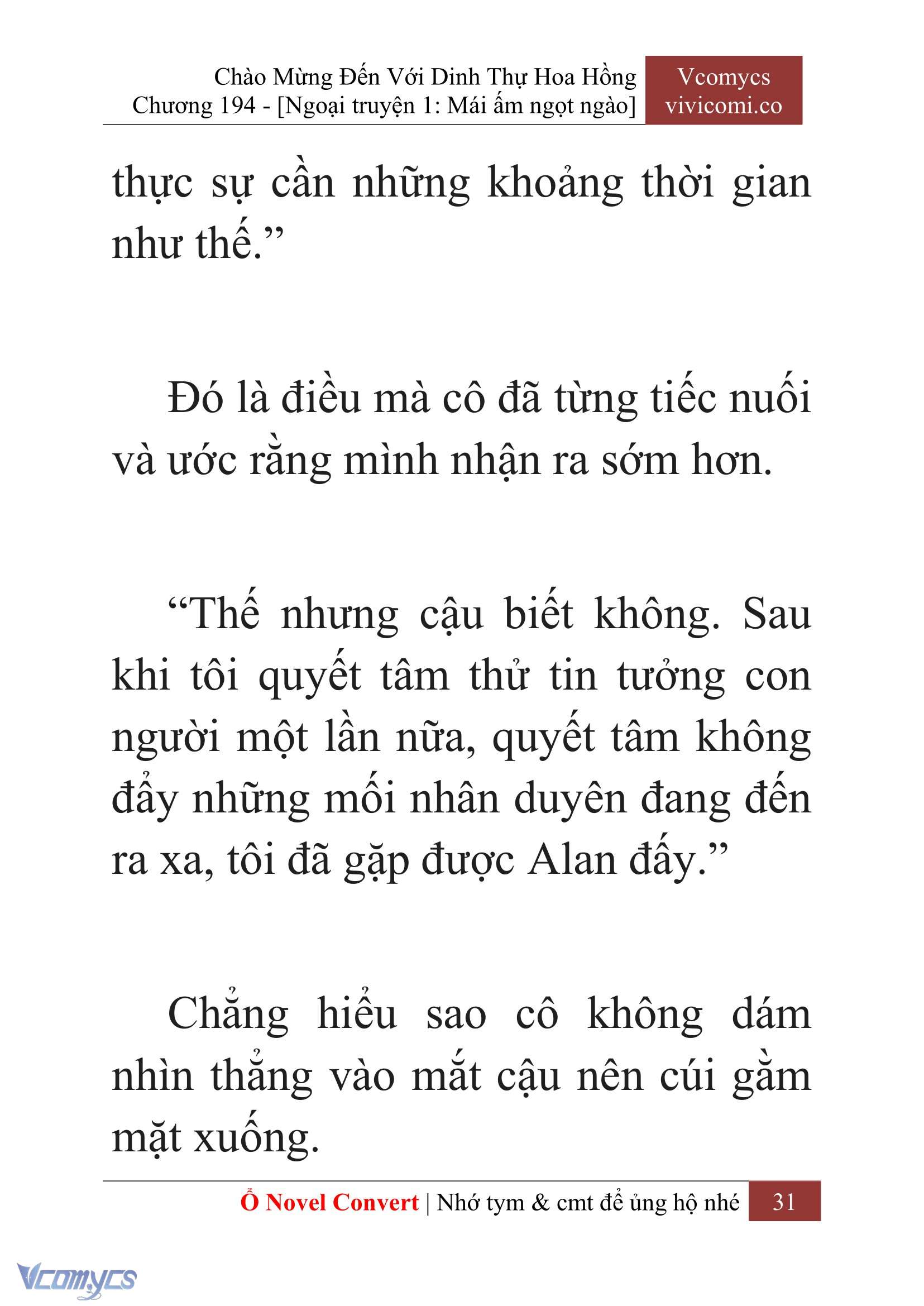 [Novel] Chào Mừng Đến Với Dinh Thự Hoa Hồng Chap 194 - Trang 2