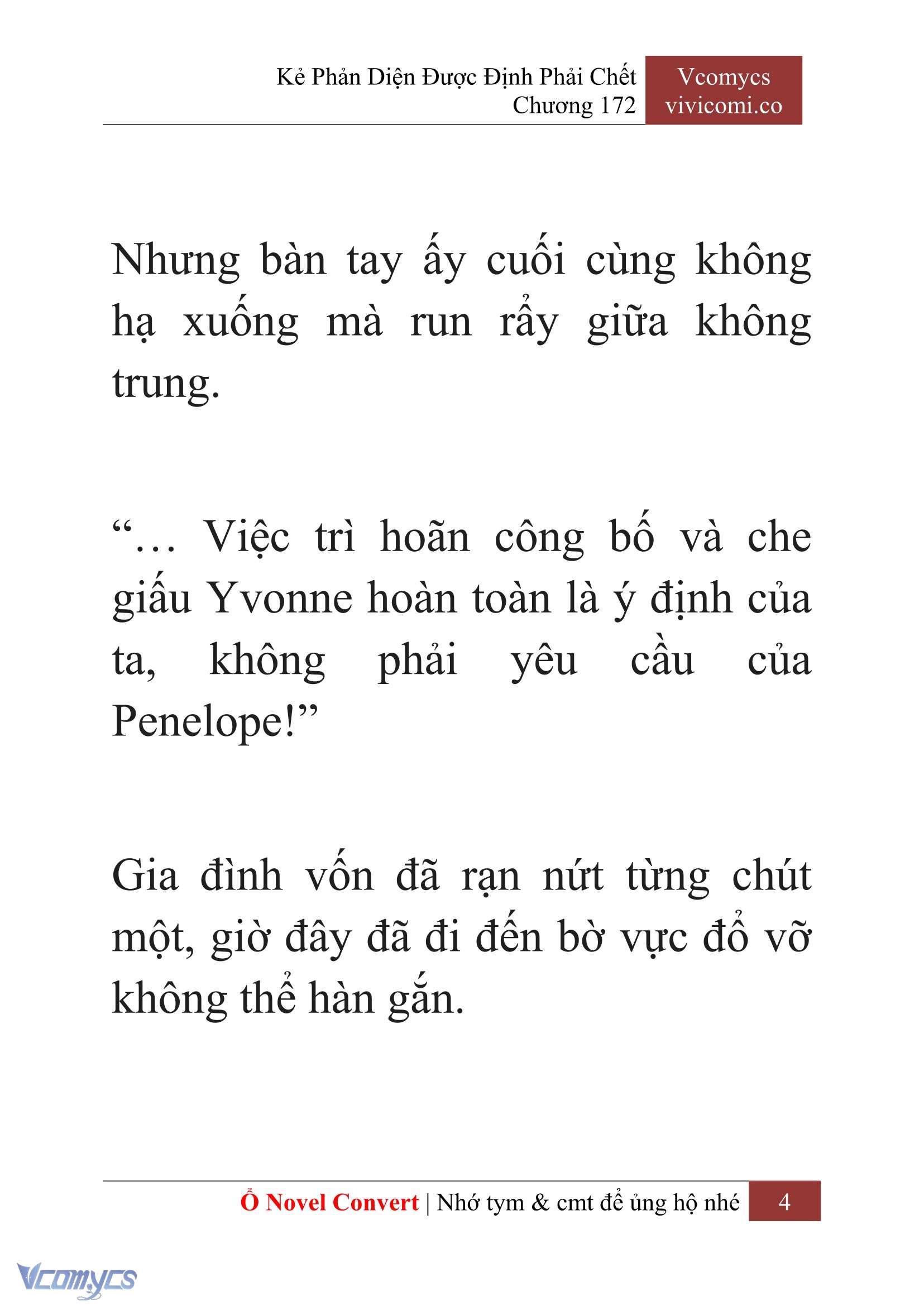 [Novel] Kẻ Phản Diện Được Định Phải Chết Chap 172 - Trang 2