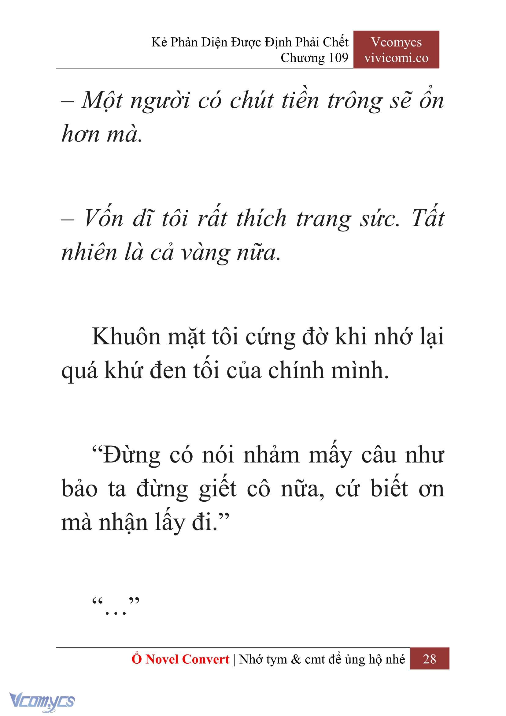 [Novel] Kẻ Phản Diện Được Định Phải Chết Chap 109 - Trang 2