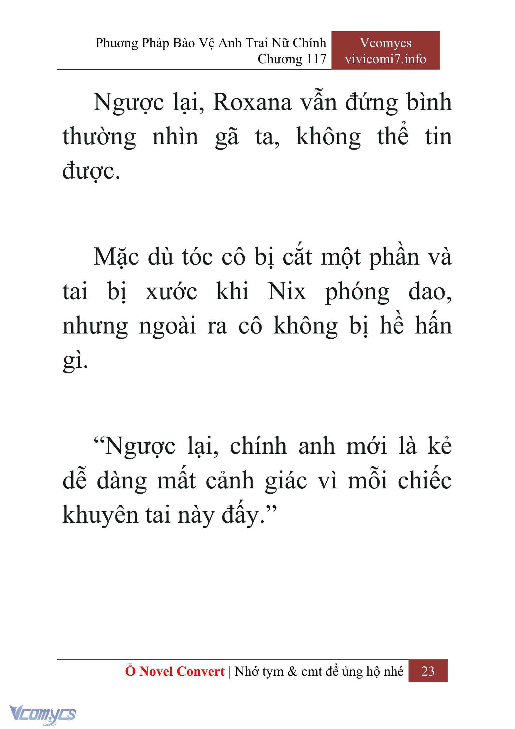[Novel] Phương Pháp Bảo Vệ Anh Trai Nữ Chính Chap 117 - Trang 2