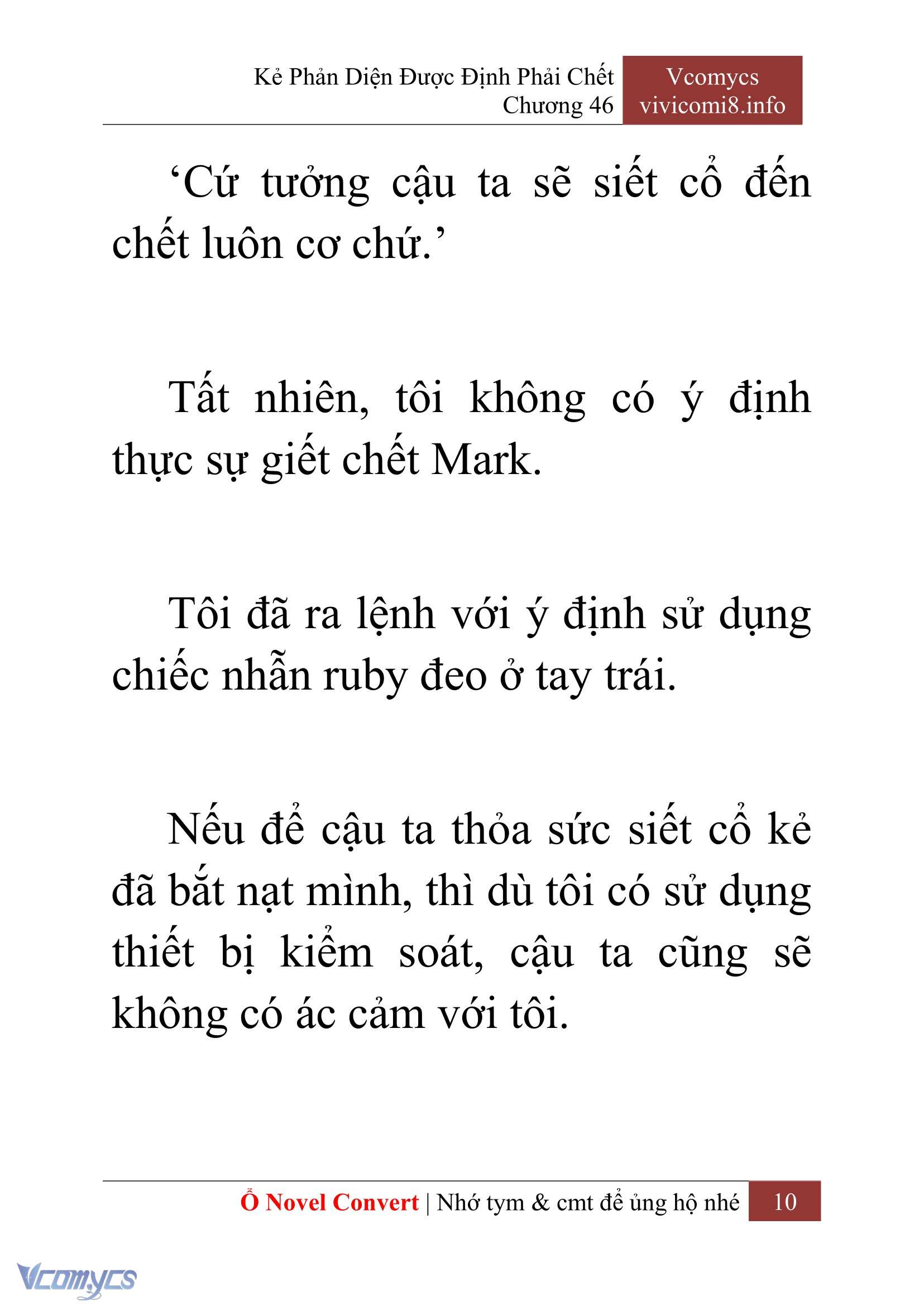 [Novel] Kẻ Phản Diện Được Định Phải Chết Chap 46 - Next Chap 47