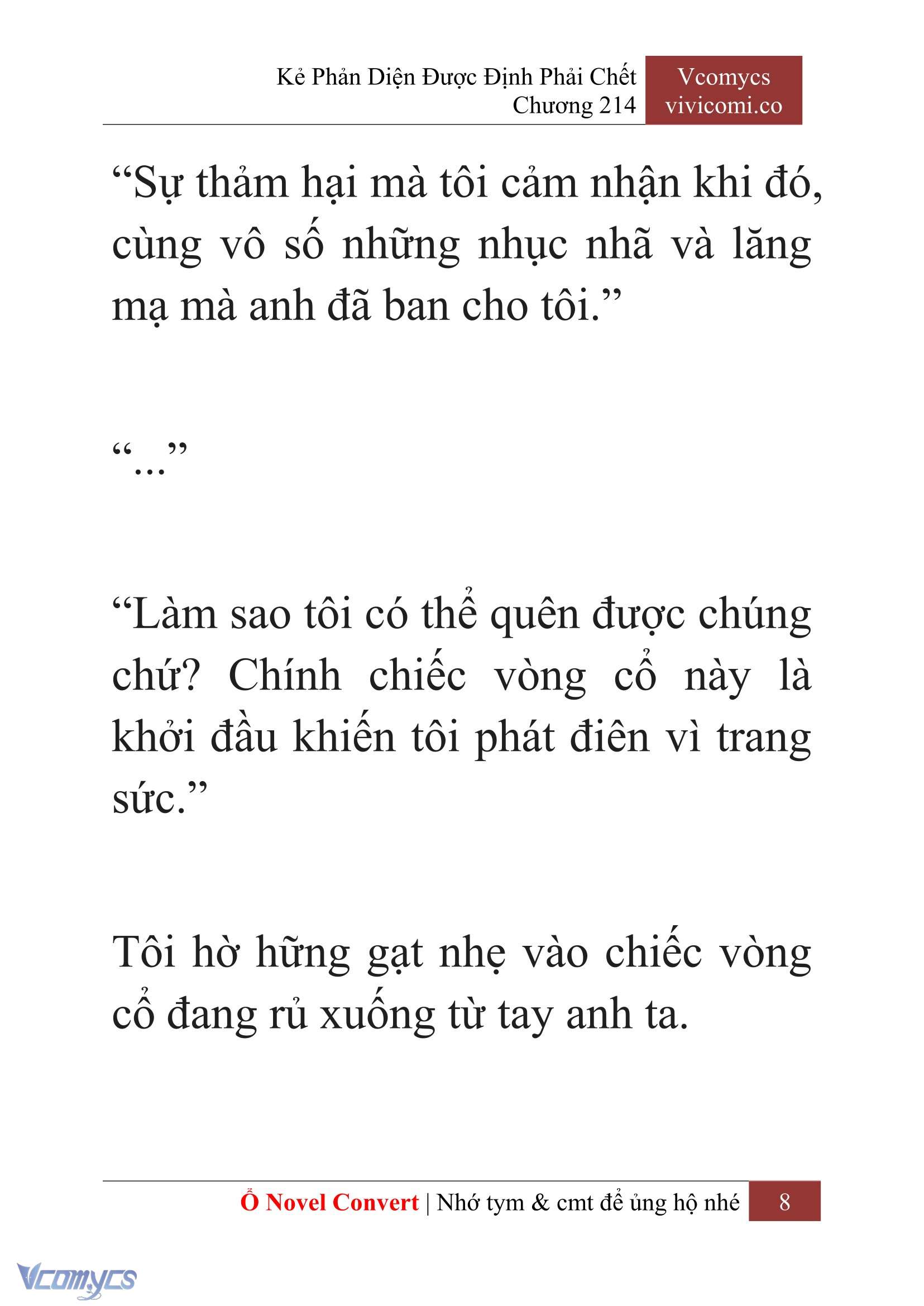 [Novel] Kẻ Phản Diện Được Định Phải Chết Chap 214 - Next Chap 215
