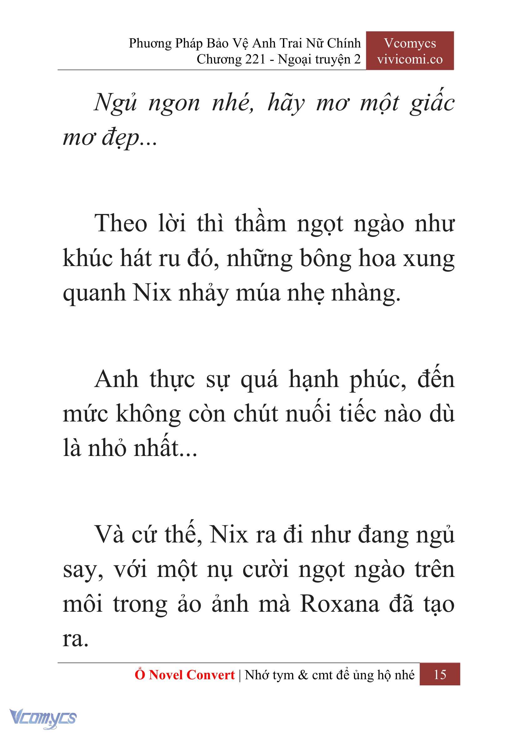 [Novel] Phương Pháp Bảo Vệ Anh Trai Nữ Chính Chap 221 - Trang 2