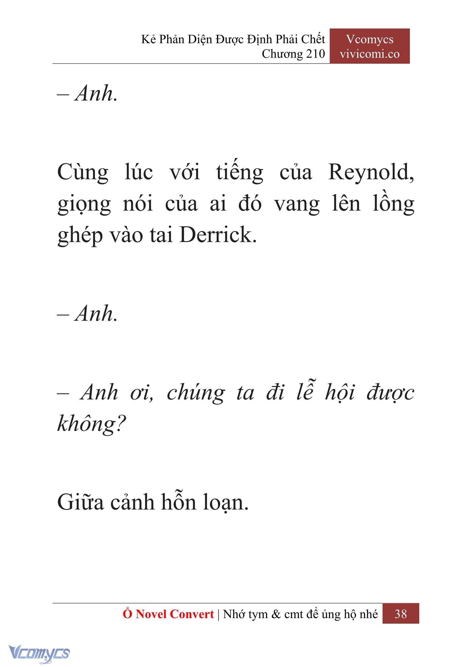 [Novel] Kẻ Phản Diện Được Định Phải Chết Chap 210 - Trang 2