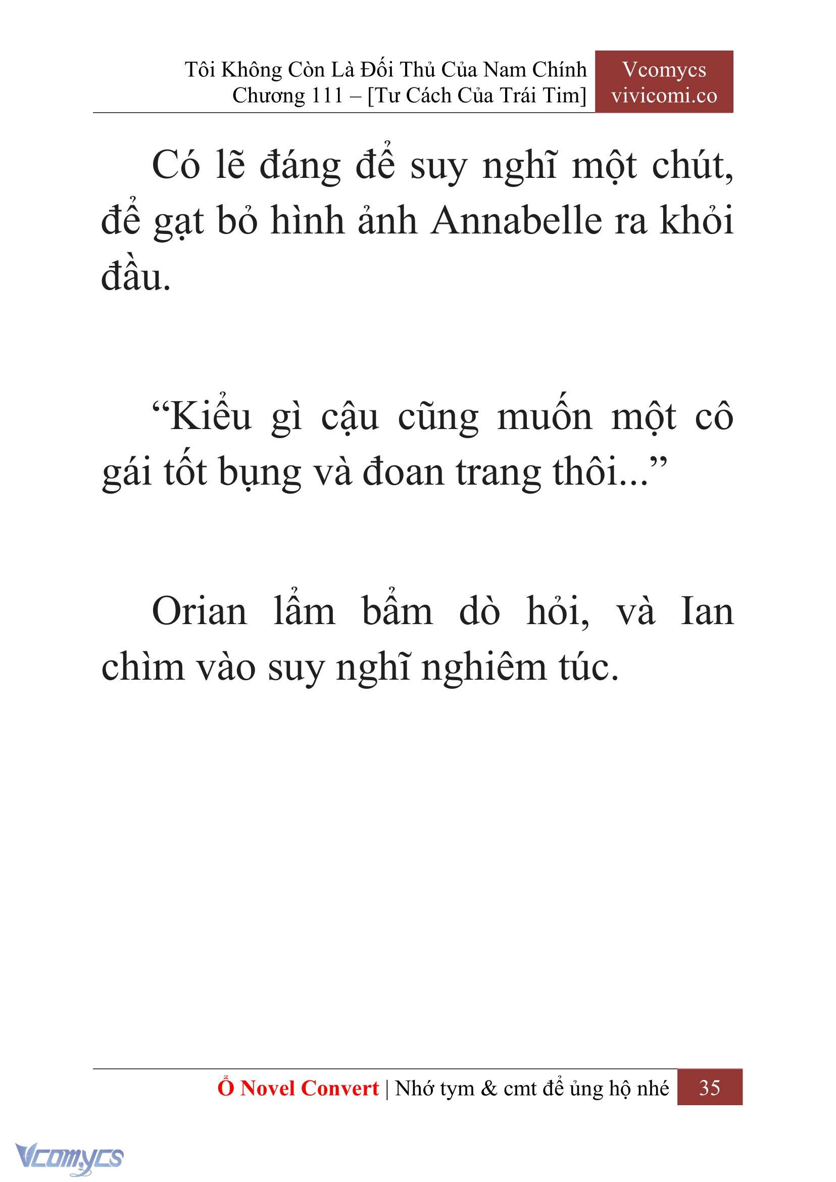 [Novel] Tôi Không Còn Là Đối Thủ Của Nam Chính Chap 111 - Trang 2