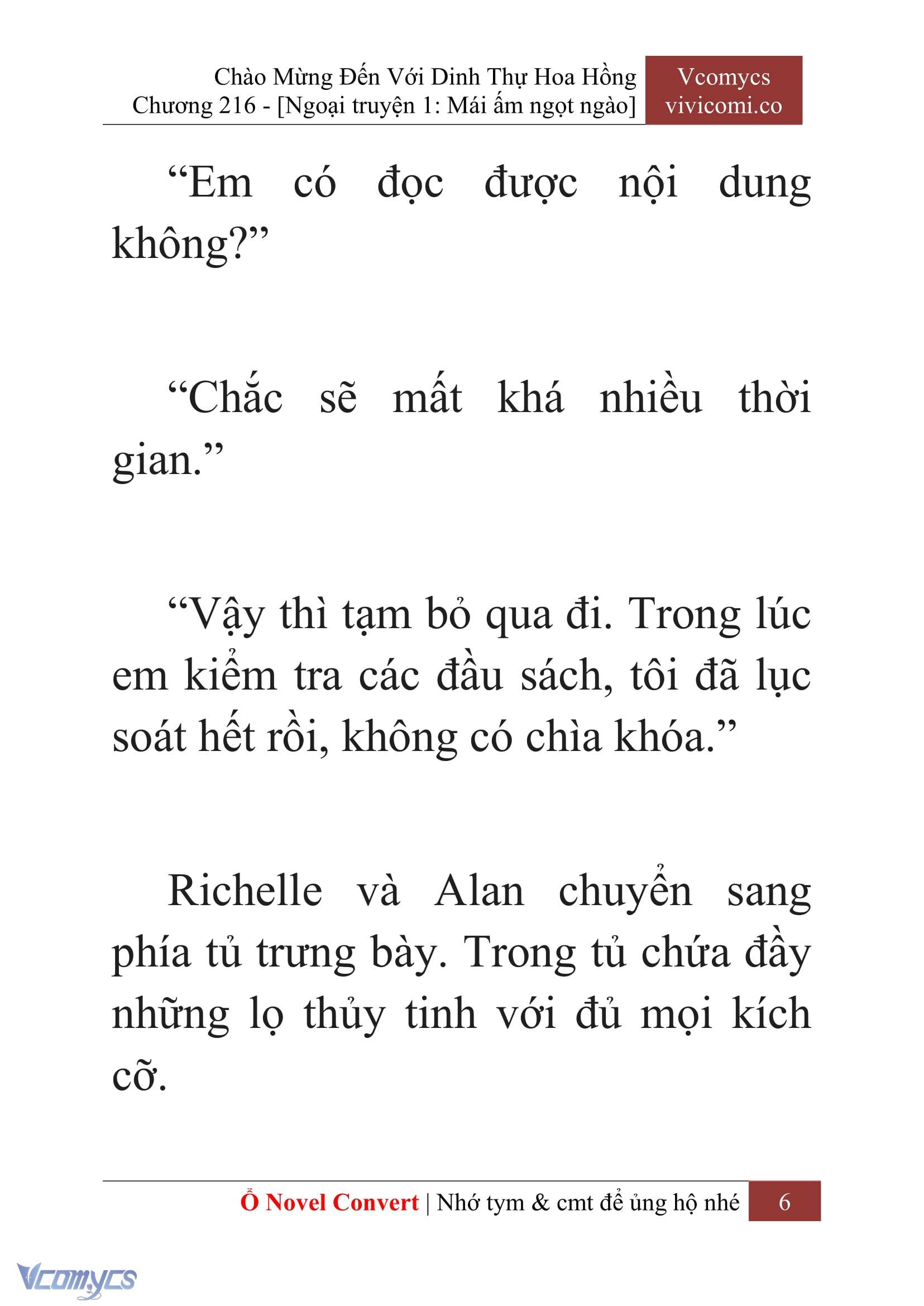 [Novel] Chào Mừng Đến Với Dinh Thự Hoa Hồng Chap 216 - Trang 2
