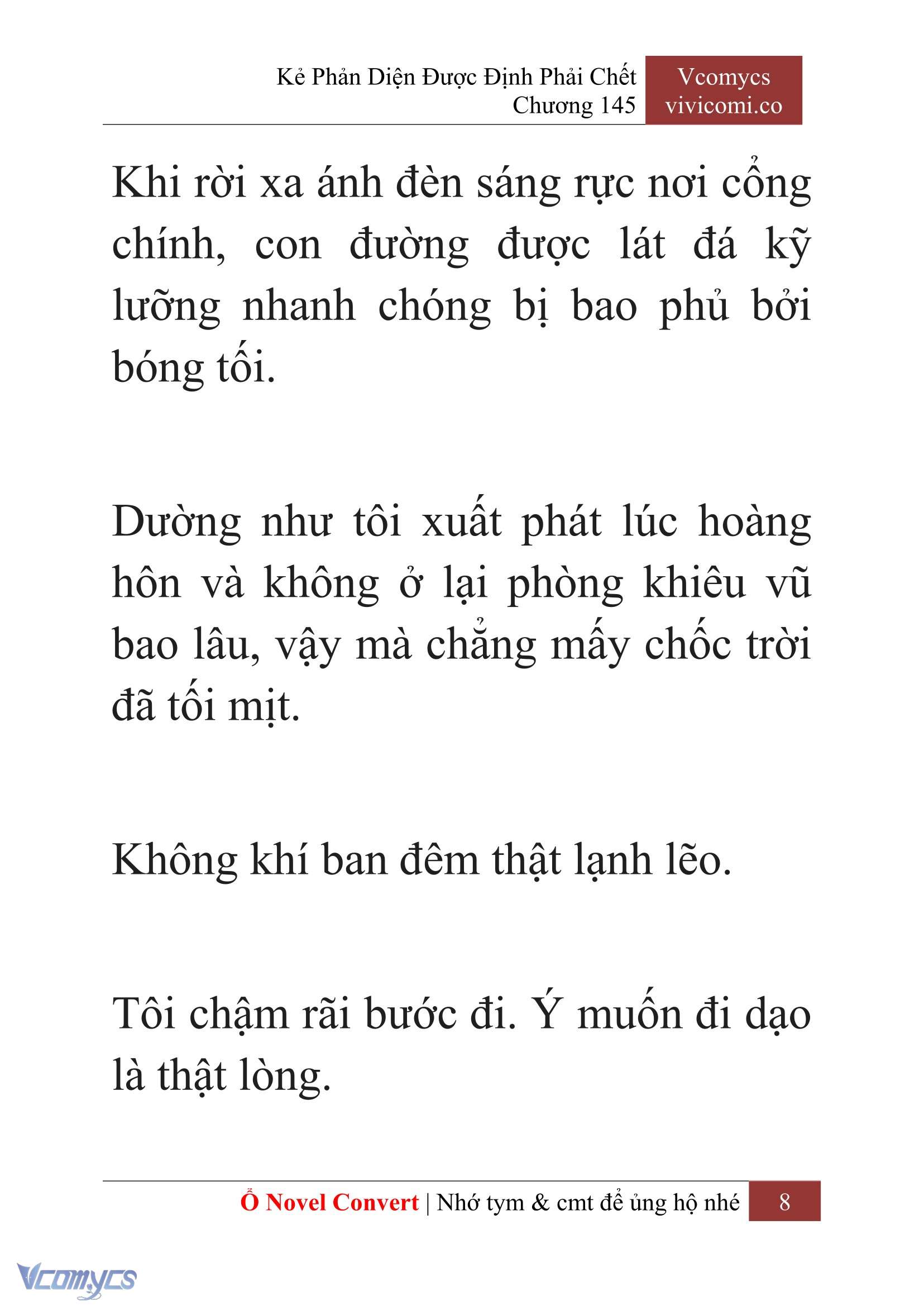[Novel] Kẻ Phản Diện Được Định Phải Chết Chap 145 - Trang 2