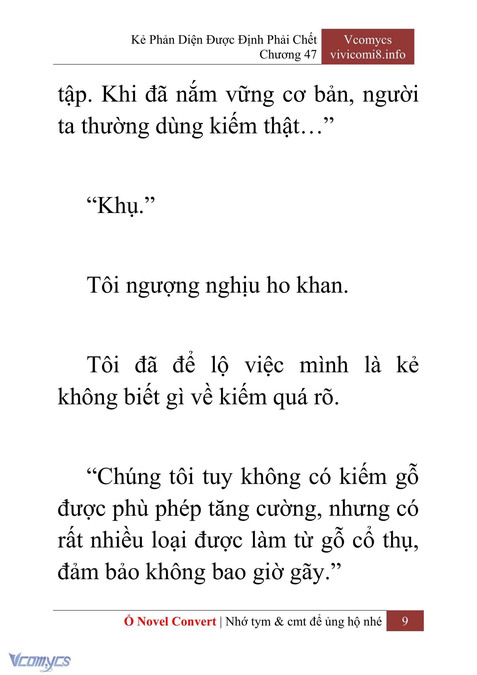 [Novel] Kẻ Phản Diện Được Định Phải Chết Chap 47 - Next Chap 48