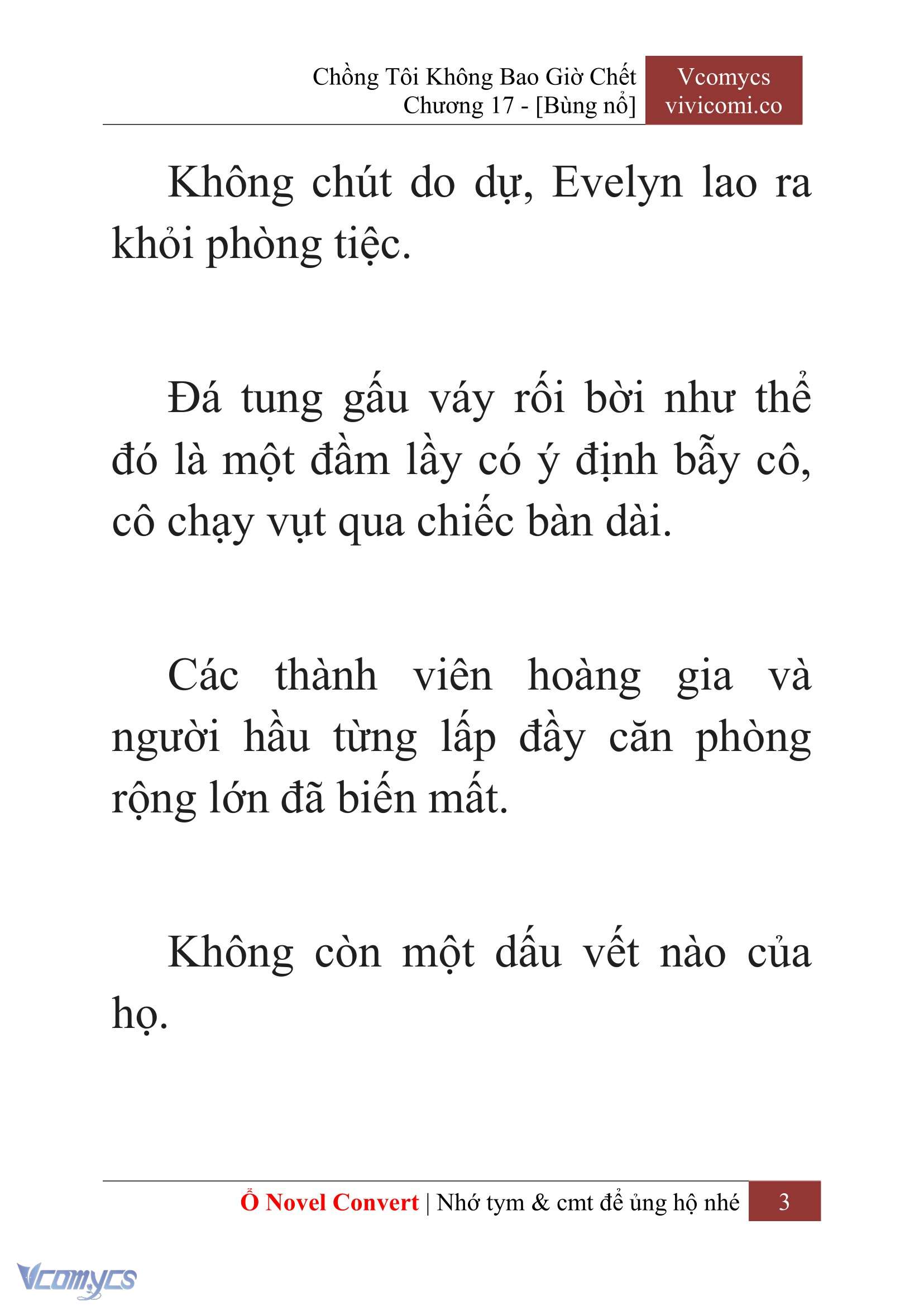 [Novel] Chồng Tôi Không Bao Giờ Chết Chap 17 - Trang 2