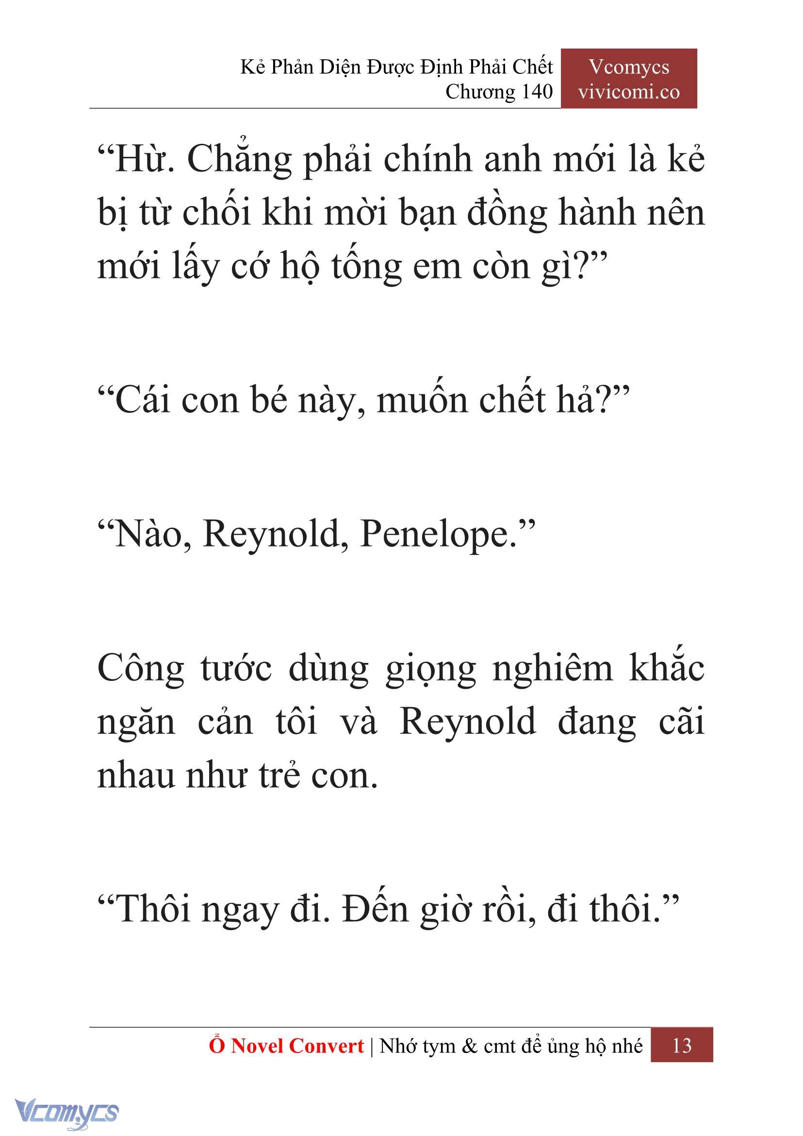 [Novel] Kẻ Phản Diện Được Định Phải Chết Chap 140 - Trang 2