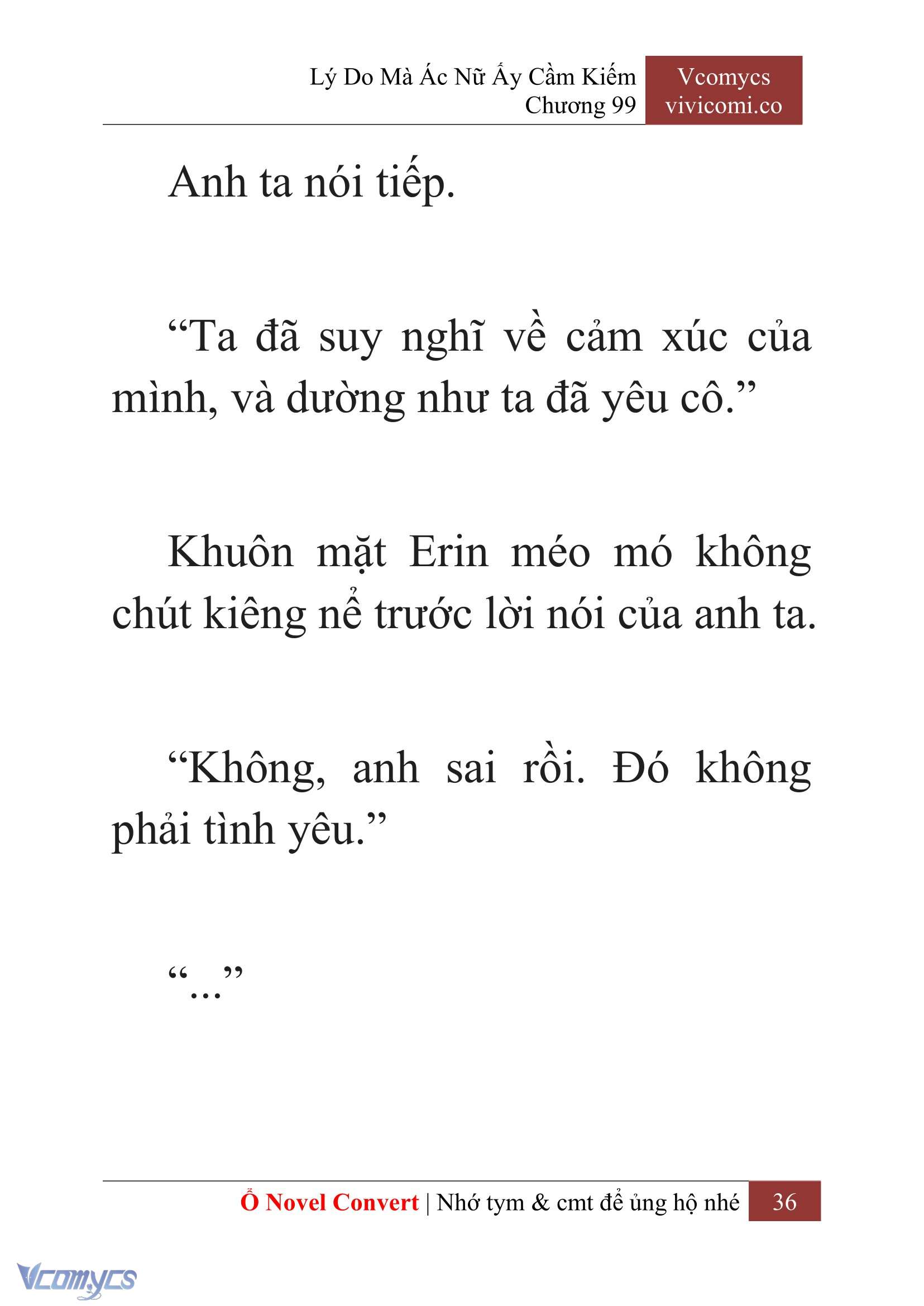 [Novel] Lý Do Mà Ác Nữ Ấy Cầm Kiếm Chap 99 - Next Chap 100