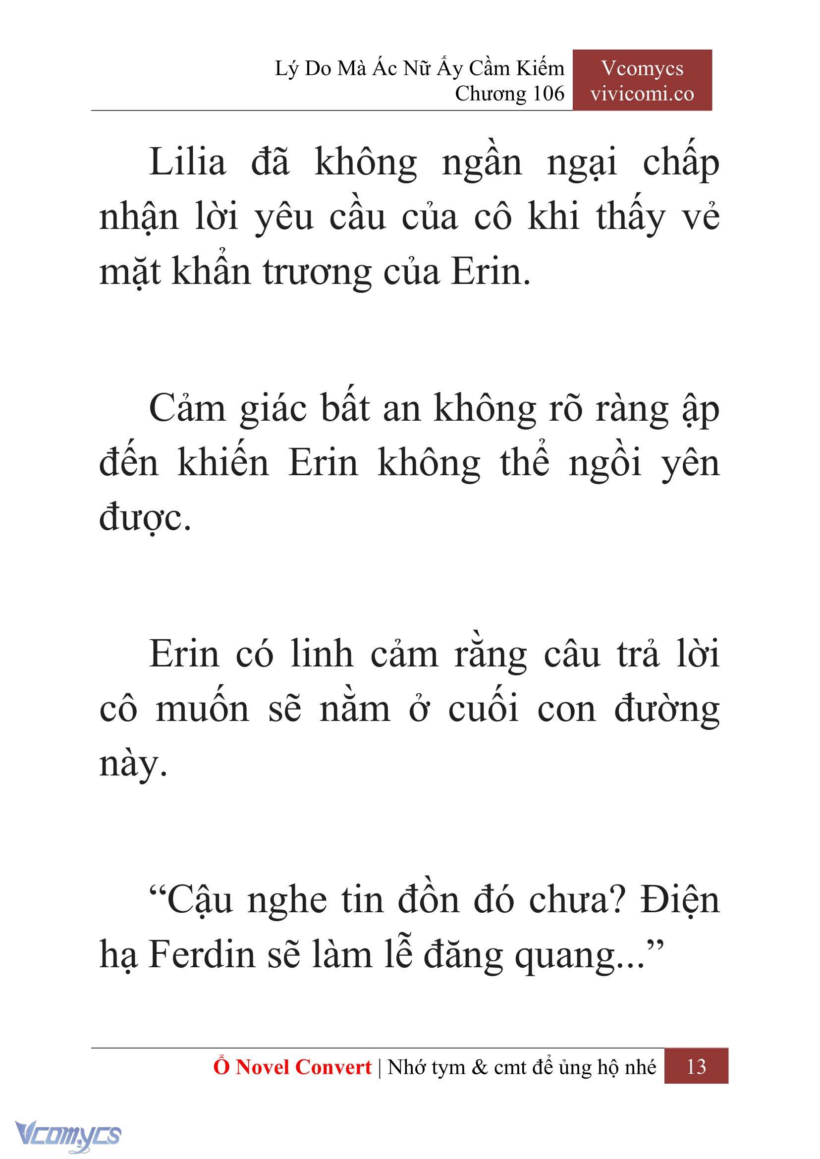 [Novel] Lý Do Mà Ác Nữ Ấy Cầm Kiếm Chap 106 - Trang 2