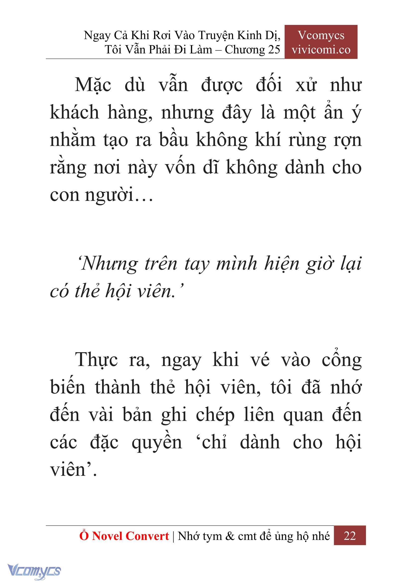 [Novel] Ngay Cả Khi Rơi Vào Truyện Kinh Dị, Tôi Vẫn Phải Đi Làm Chap 25 - Trang 2