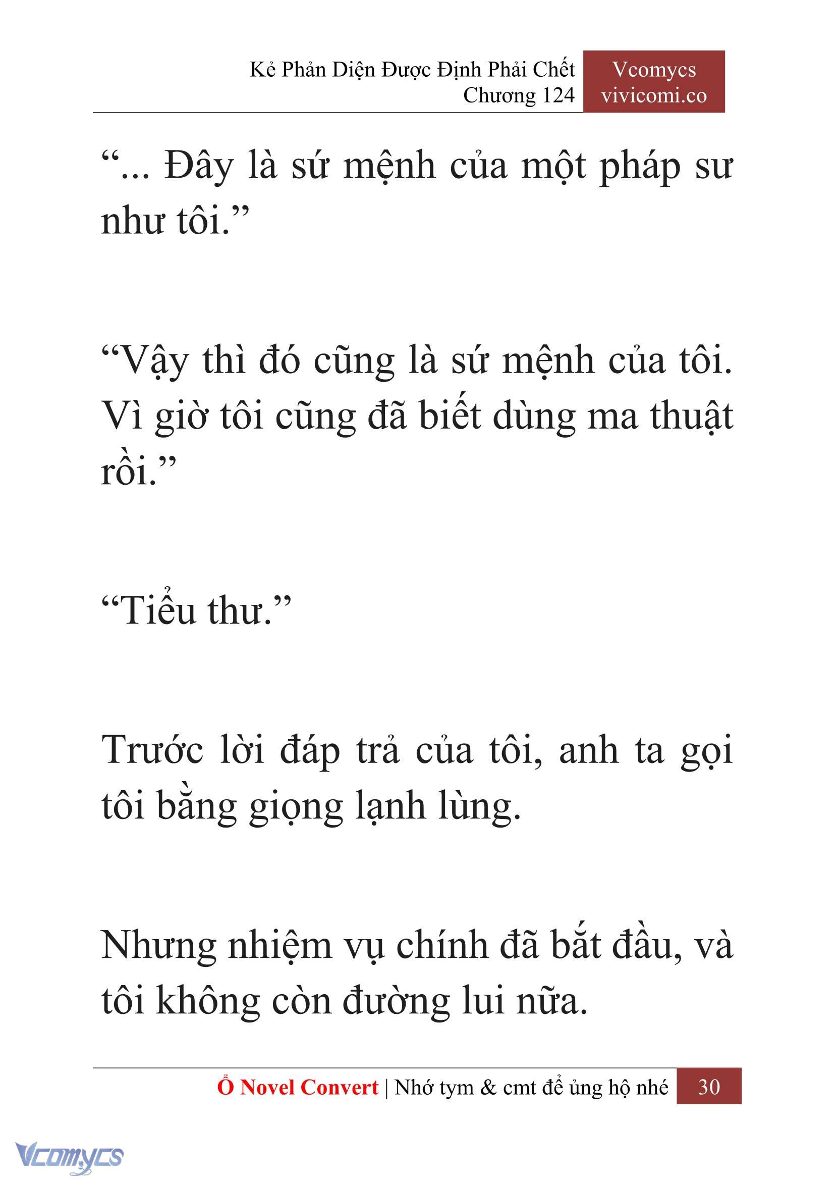 [Novel] Kẻ Phản Diện Được Định Phải Chết Chap 124 - Trang 2