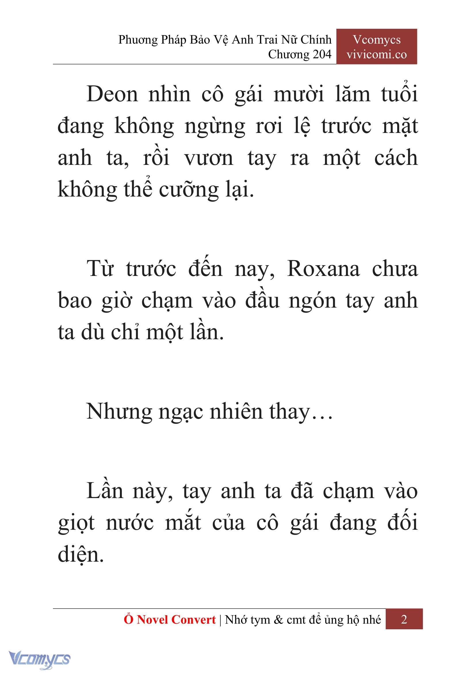[Novel] Phương Pháp Bảo Vệ Anh Trai Nữ Chính Chap 204 - Trang 2