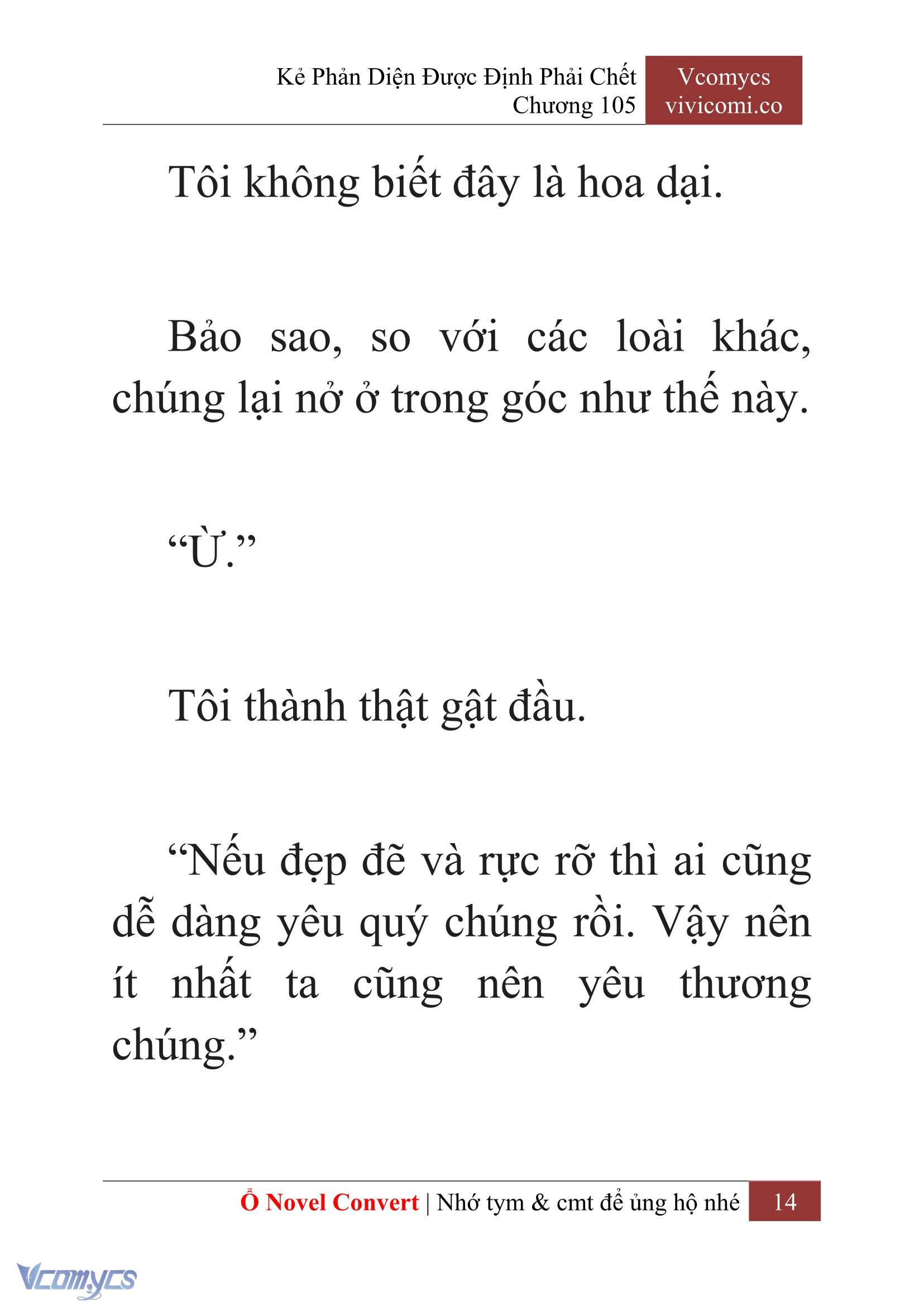 [Novel] Kẻ Phản Diện Được Định Phải Chết Chap 105 - Next Chap 106